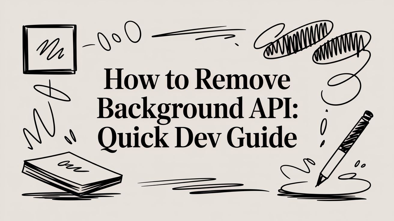 How to remove background api: Quick Dev Guide