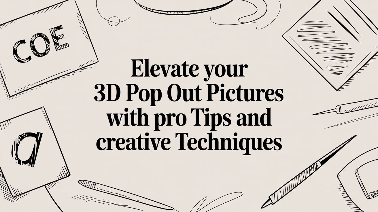 Elevate Your 3D pop out pictures with Pro Tips and Creative Techniques