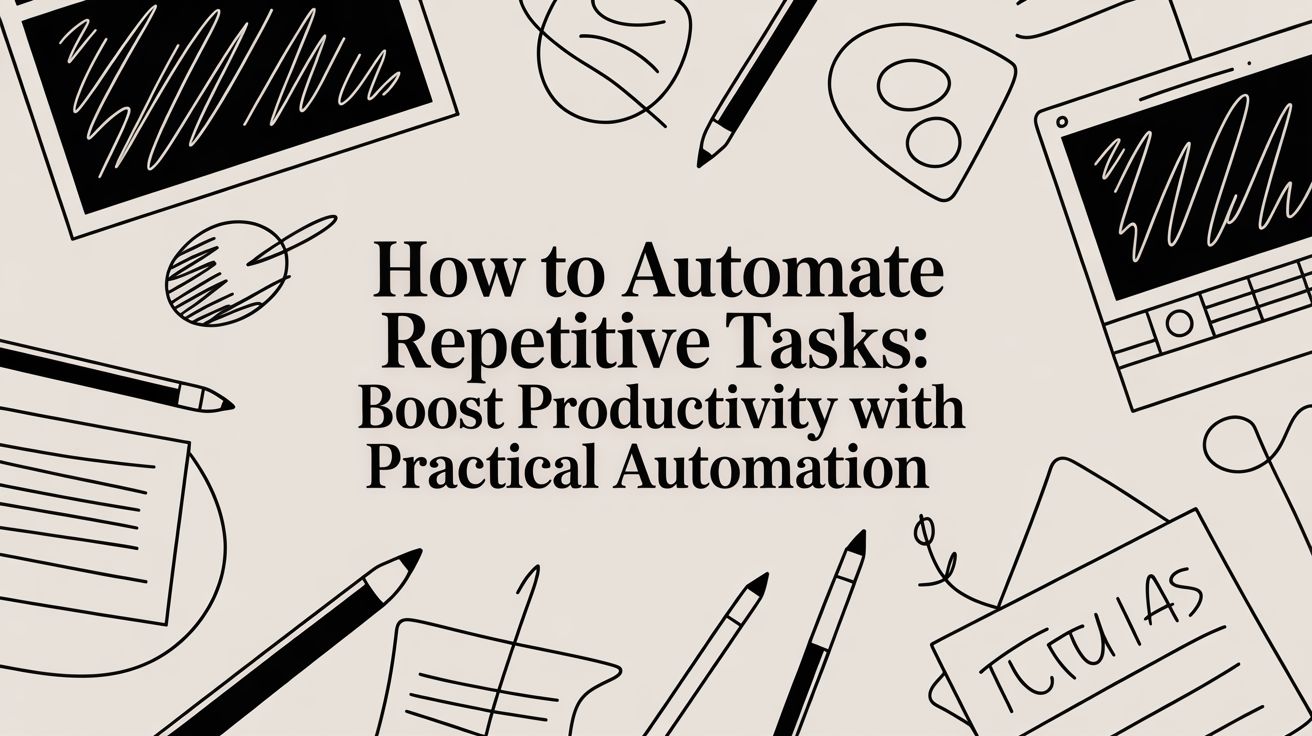 How to Automate Repetitive Tasks for Productivity