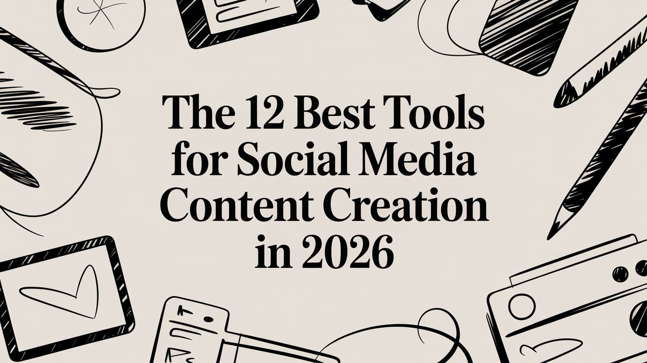 The 12 Best Tools for Social Media Content Creation in 2026