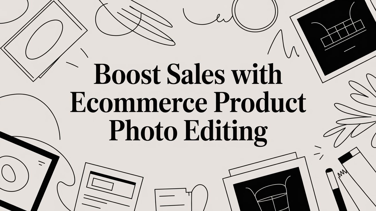 Boost Sales with ecommerce product photo editing