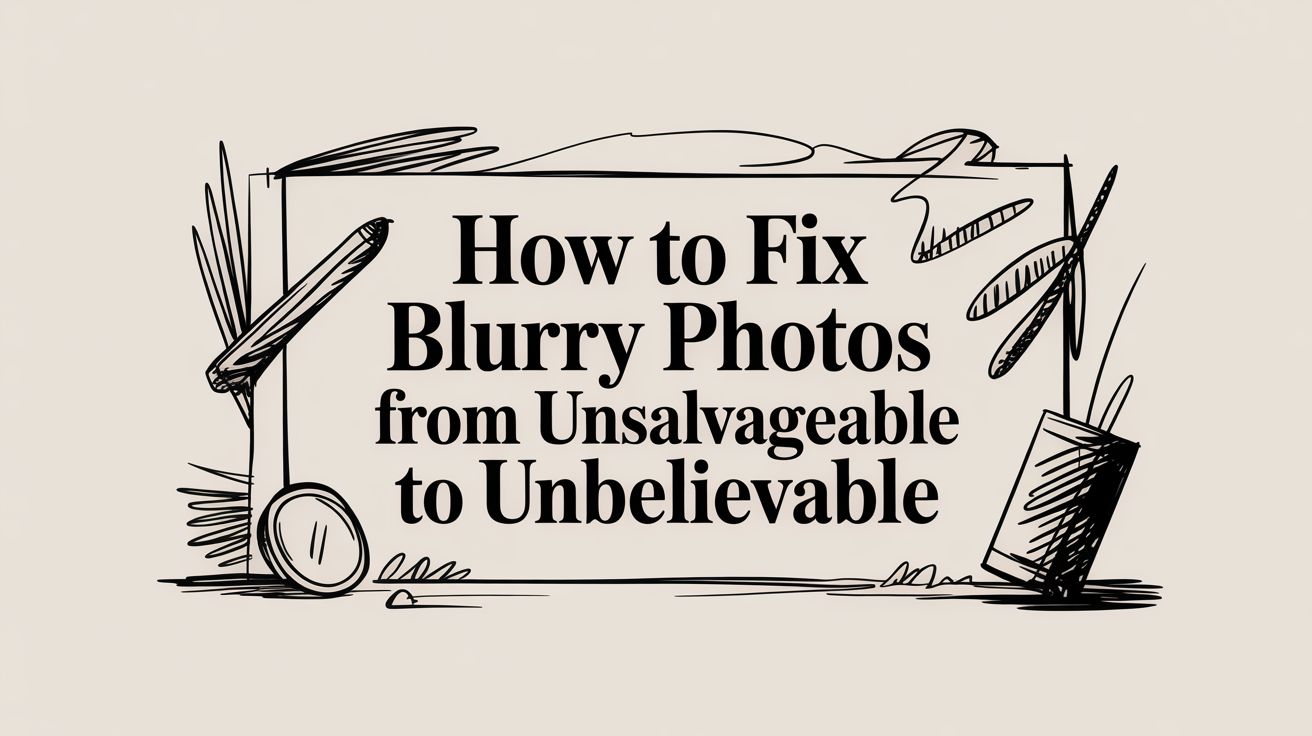 How to Fix Blurry Photos From Unsalvageable to Unbelievable