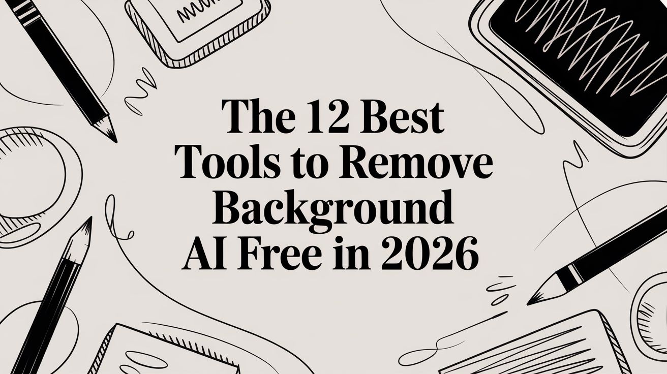 The 12 Best Tools to Remove Background AI Free in 2026