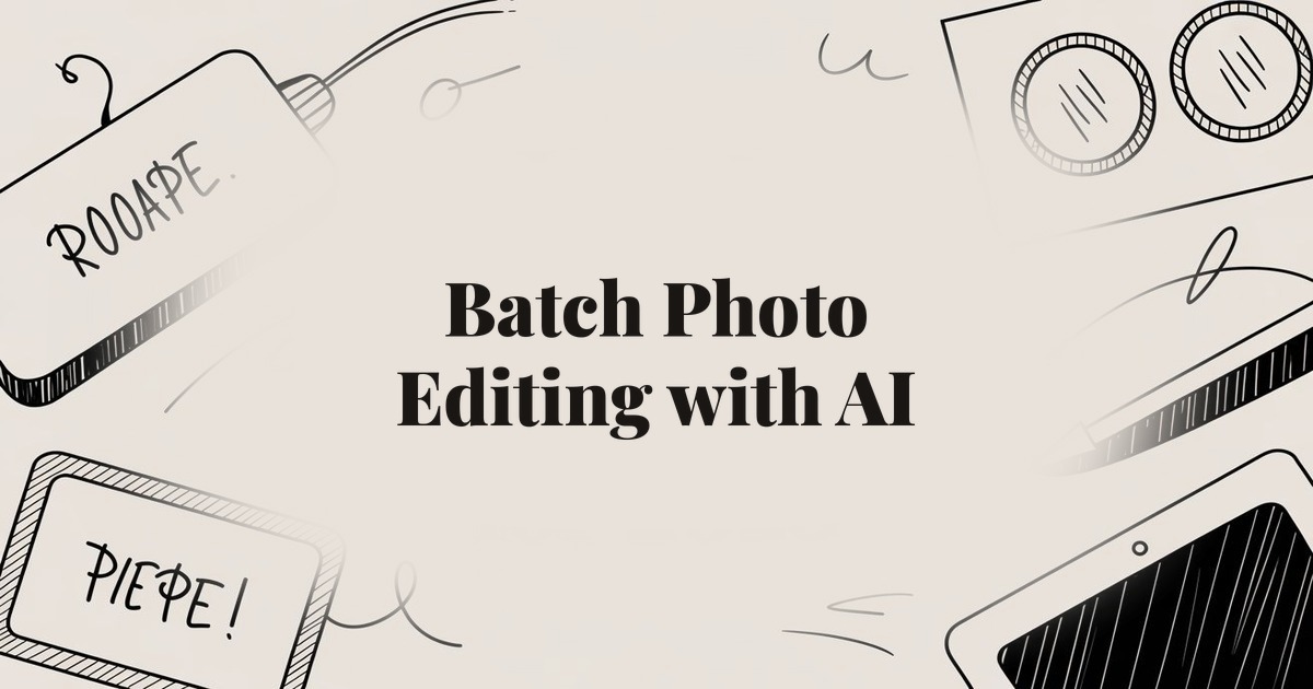 Batch Photo Editing with AI: Process 100 Product Images in 5 Minutes