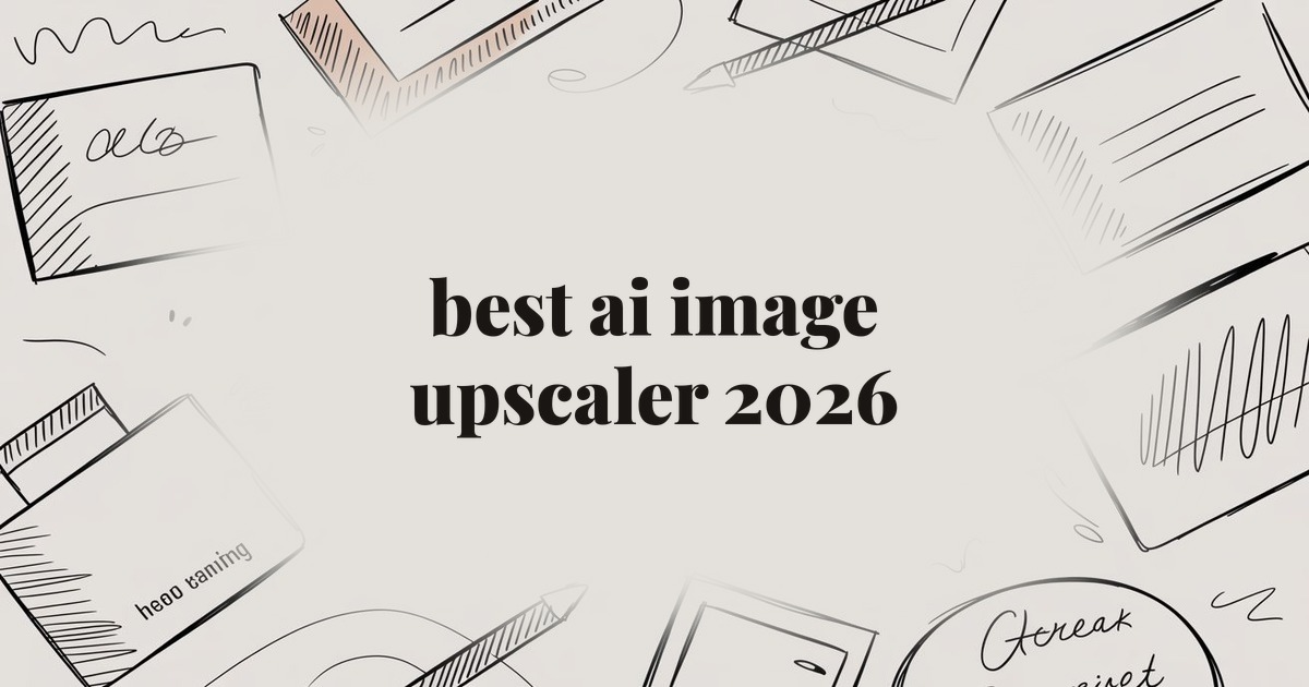 best ai image upscaler 2026