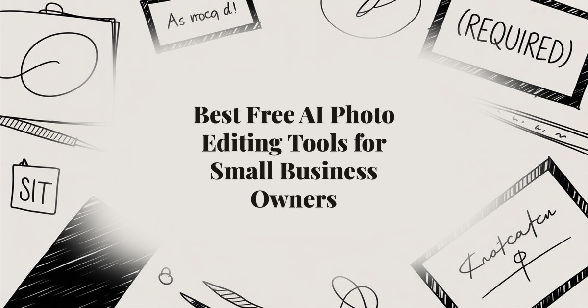 Best Free AI Photo Editing Tools for Small Business Owners