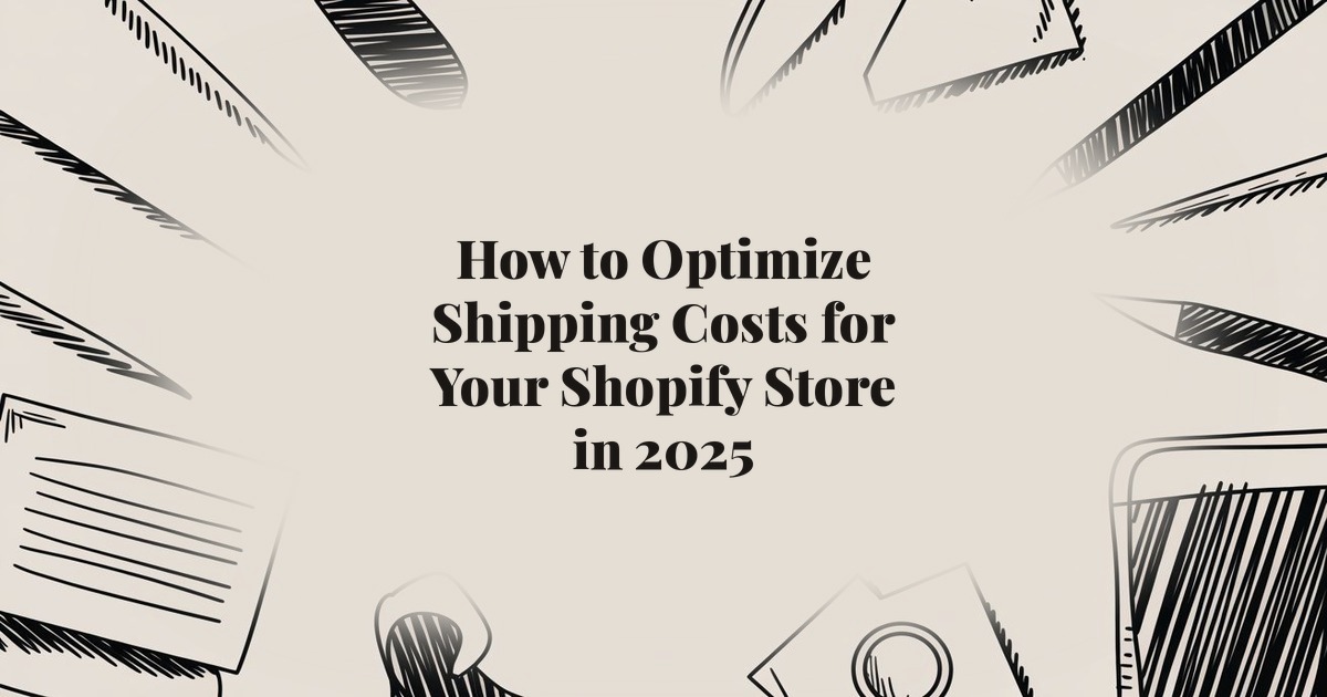 How to Optimize Shipping Costs for Your Shopify Store in 2025