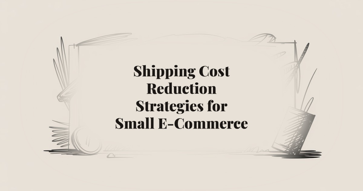 Shipping Cost Reduction Strategies for Small E-Commerce Businesses in 2025