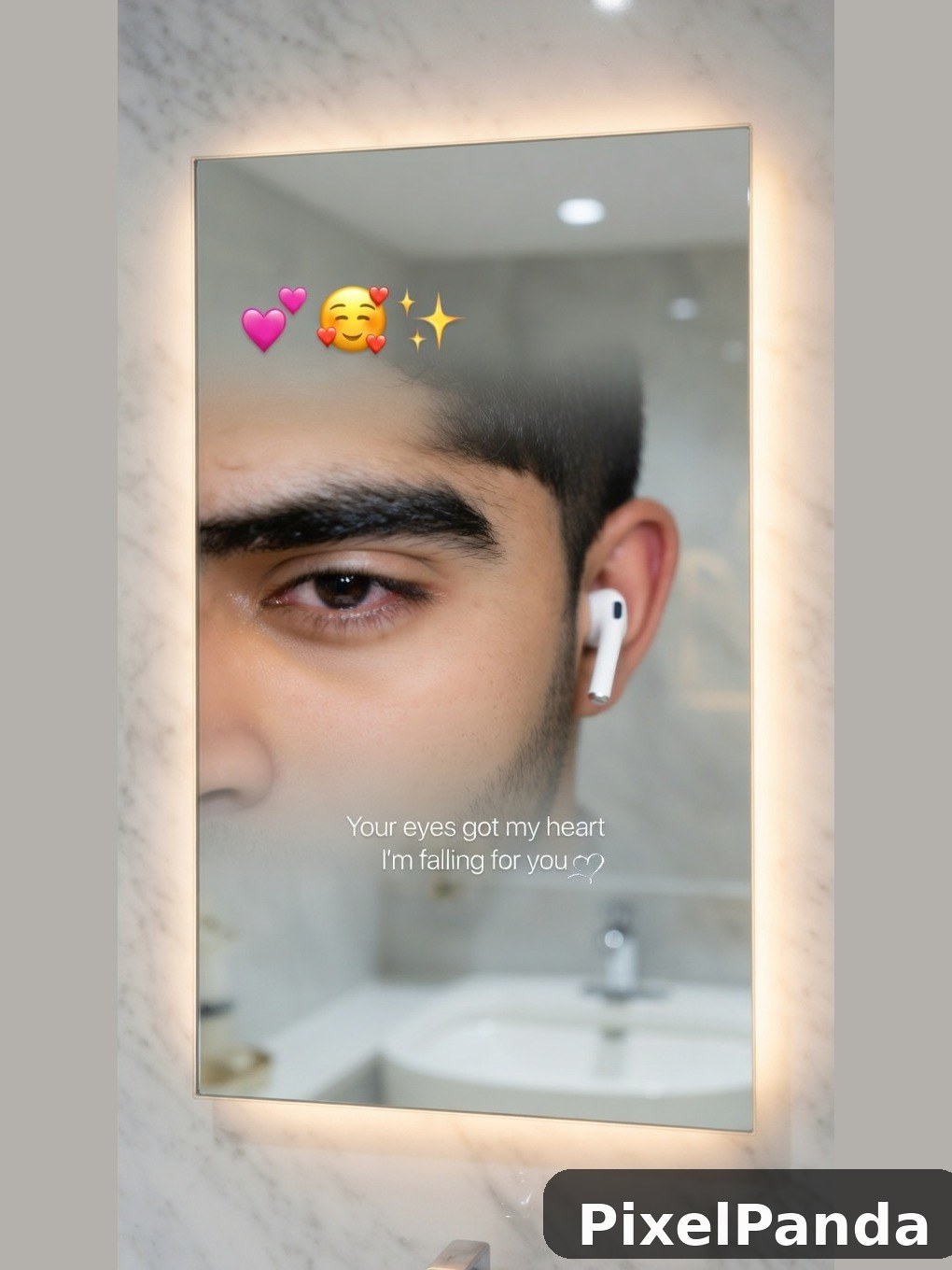 Mirror Selfie Reflection — Made with PixelPanda