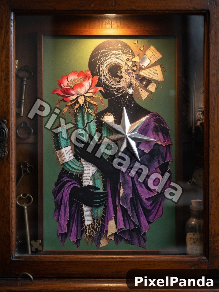 Vintage Cabinet Display