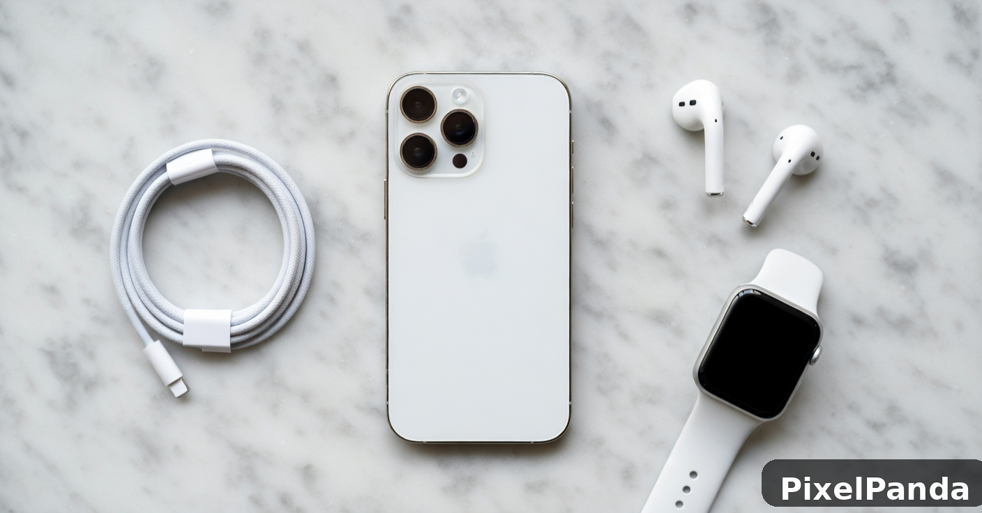 Flat Lay Tech Ecosystem — Made with PixelPanda