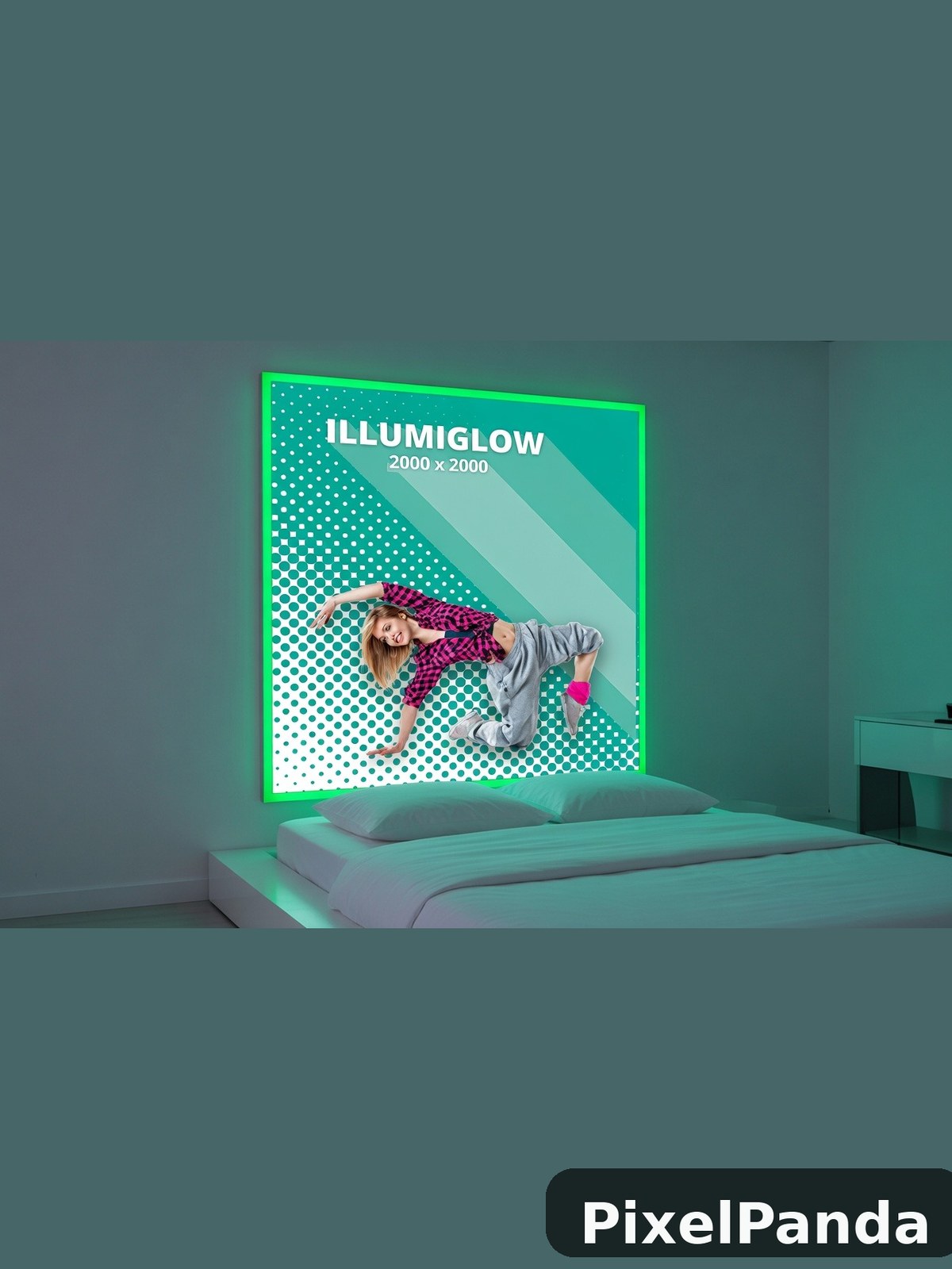 Bedroom Accent Wall — Made with PixelPanda