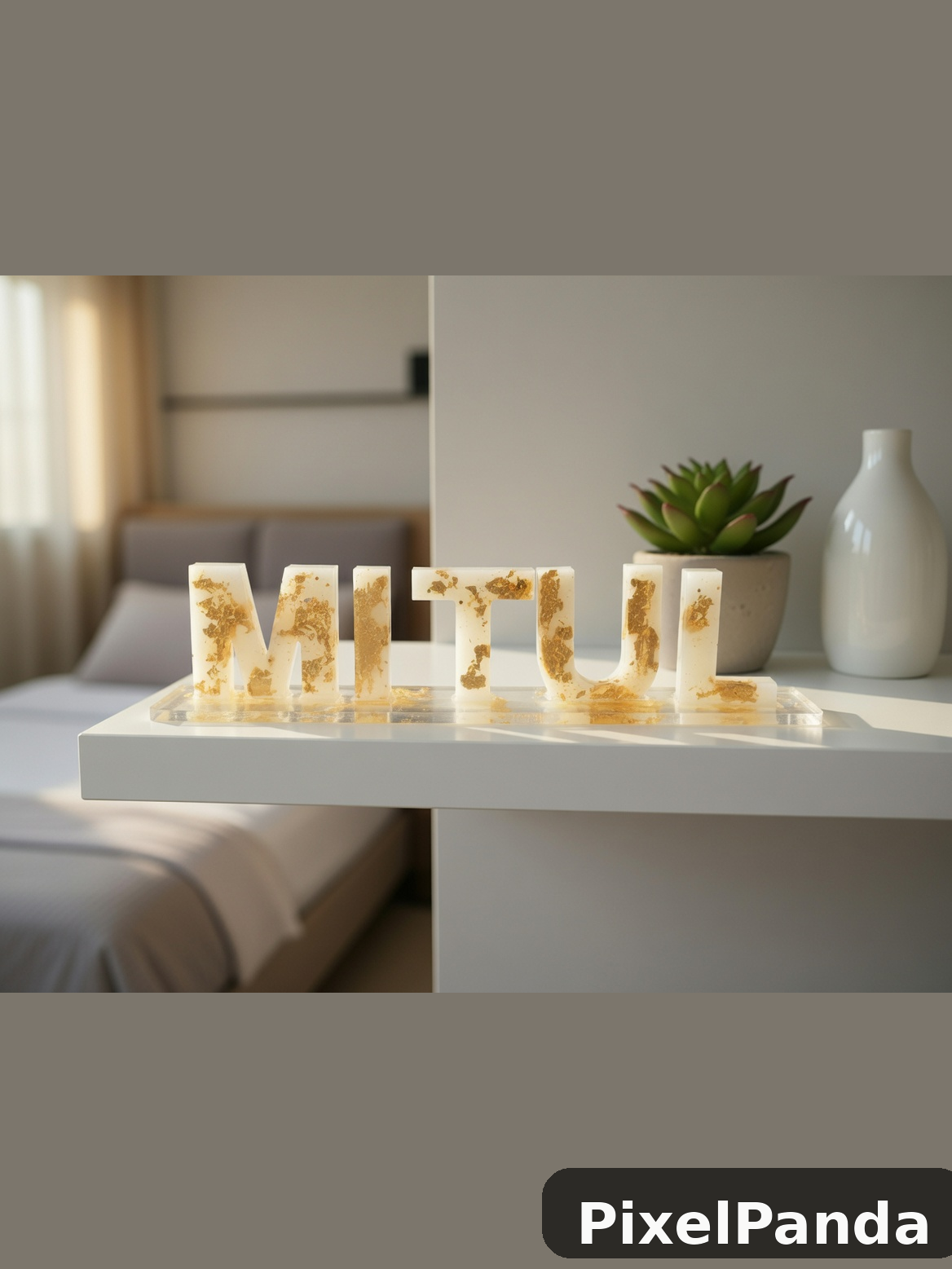 Minimalist Shelf — Made with PixelPanda