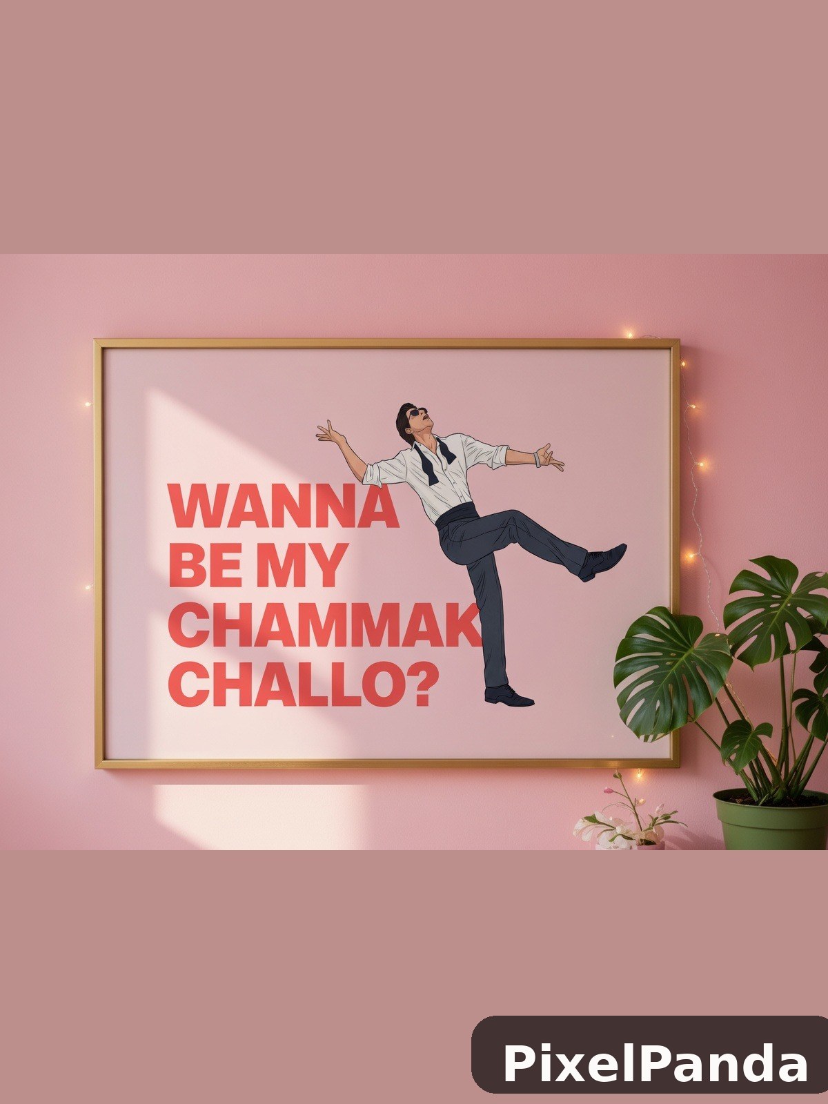 Poster Statement Wall — Made with PixelPanda
