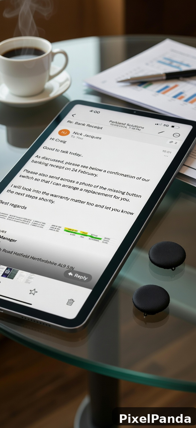 Tablet Presentation — Made with PixelPanda