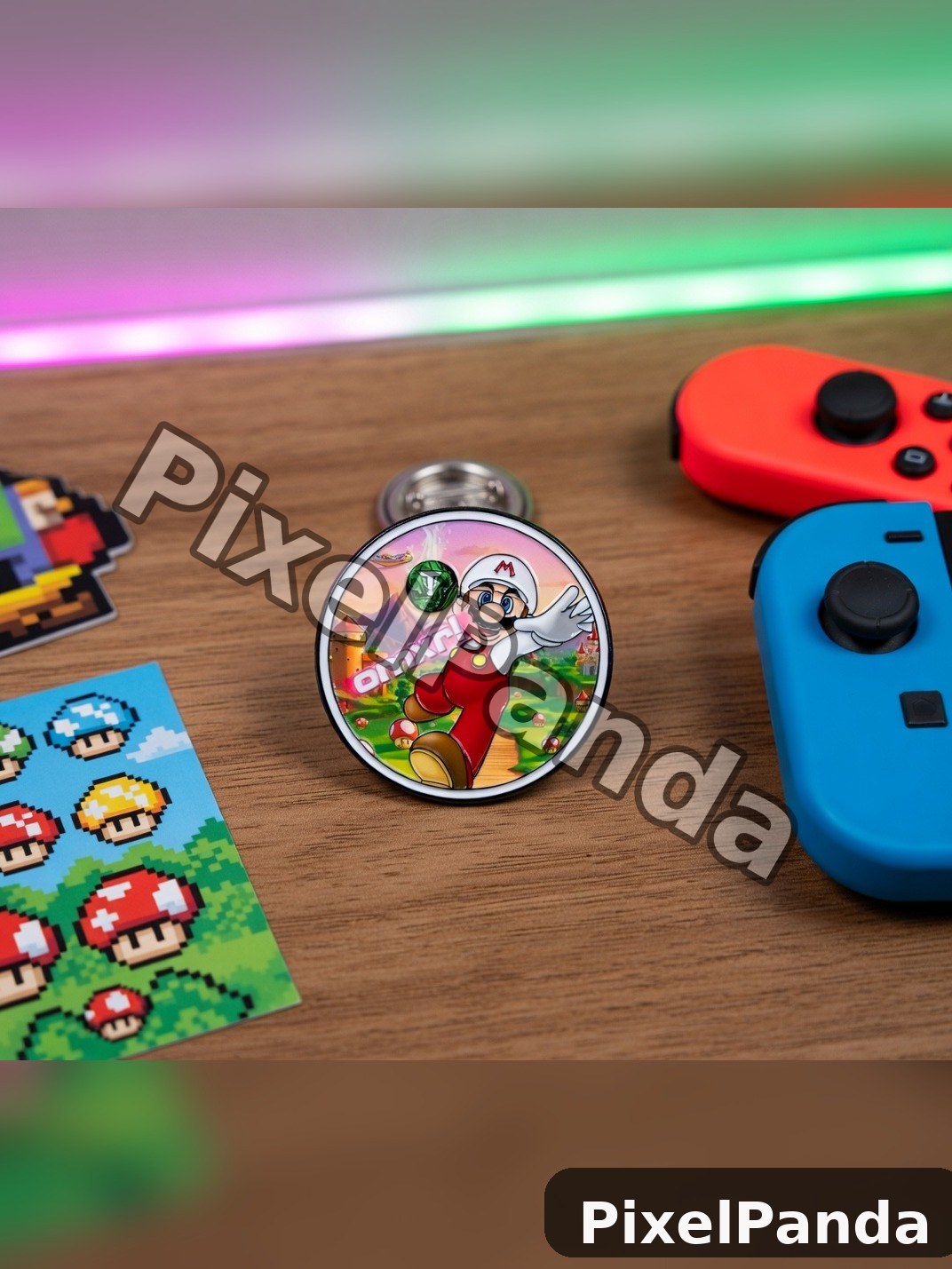 Flat Lay Game Room — Made with PixelPanda