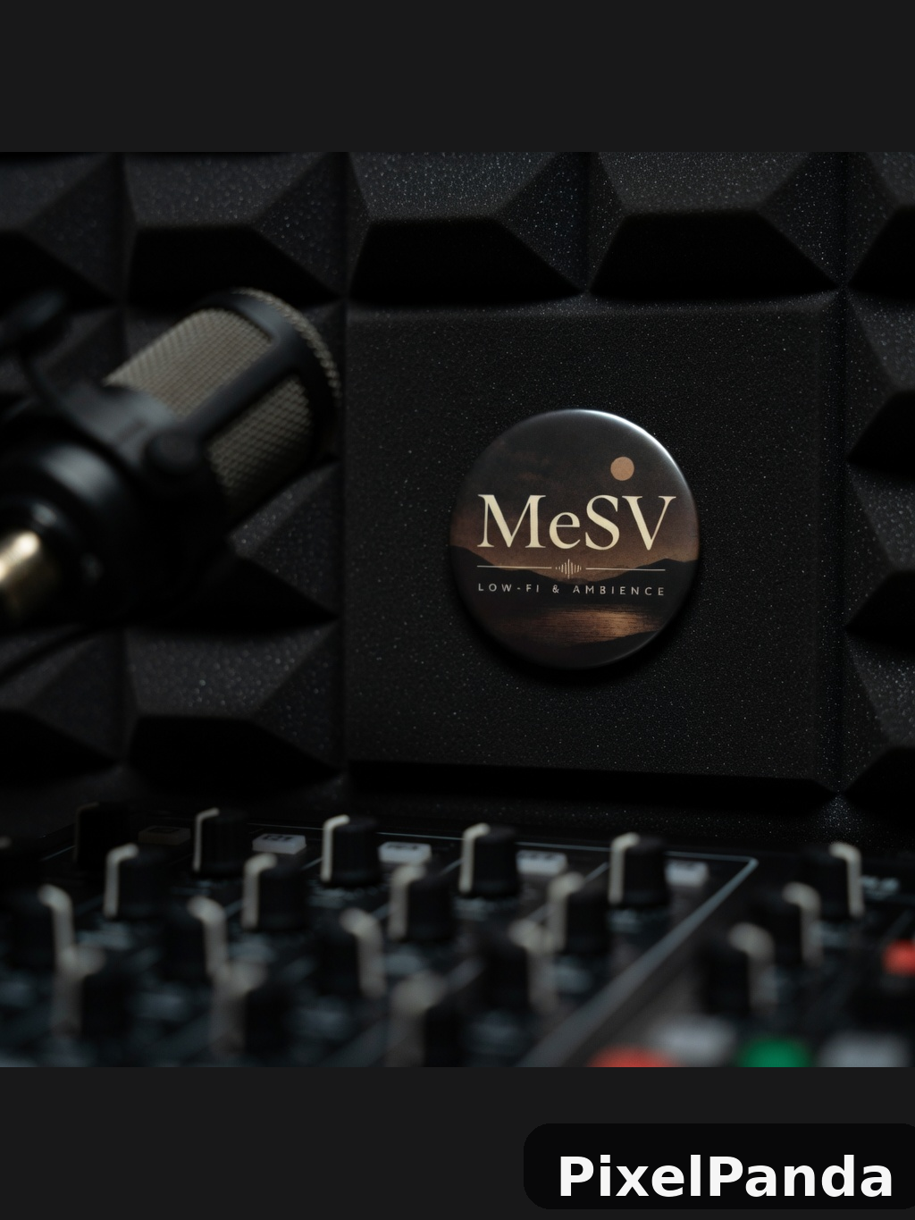 Podcast Studio — Made with PixelPanda