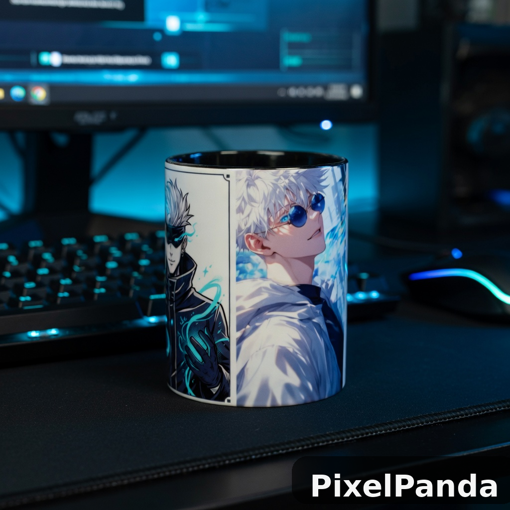 Desk Setup Close-Up — Made with PixelPanda