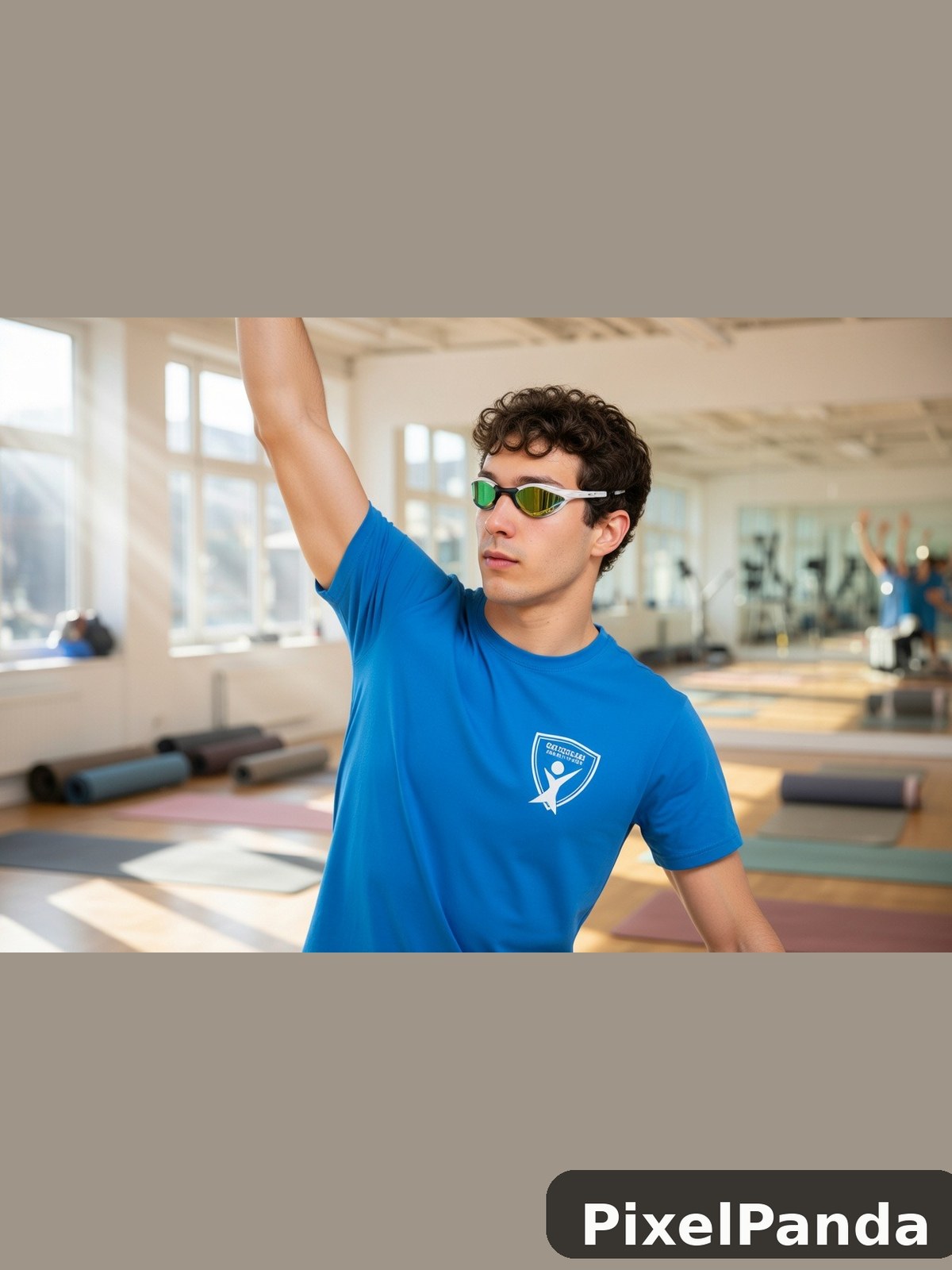 Morning Gym Session — Made with PixelPanda