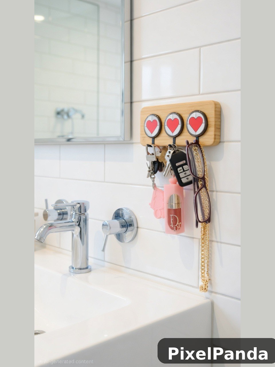 Modern Bathroom Storage — Made with PixelPanda