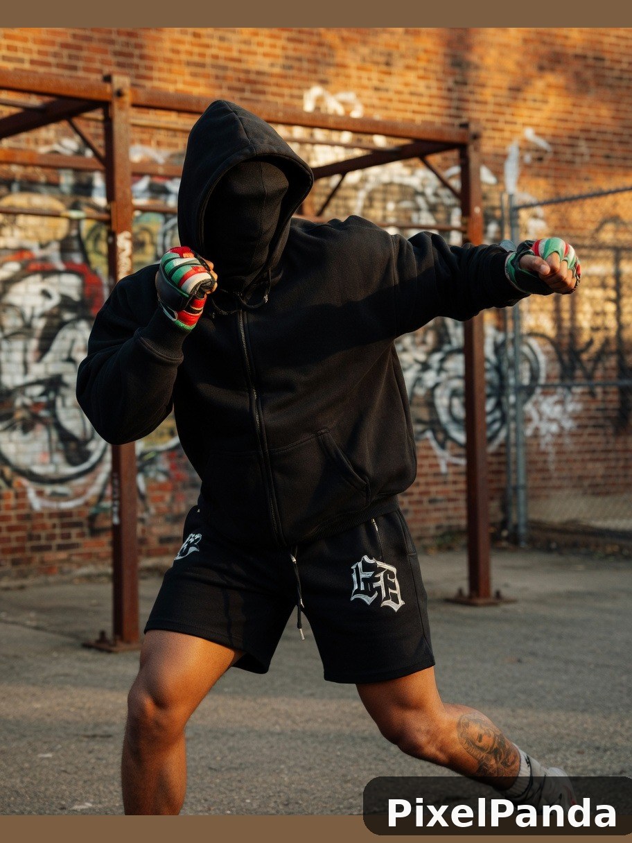 Street Training Close-Up — Made with PixelPanda