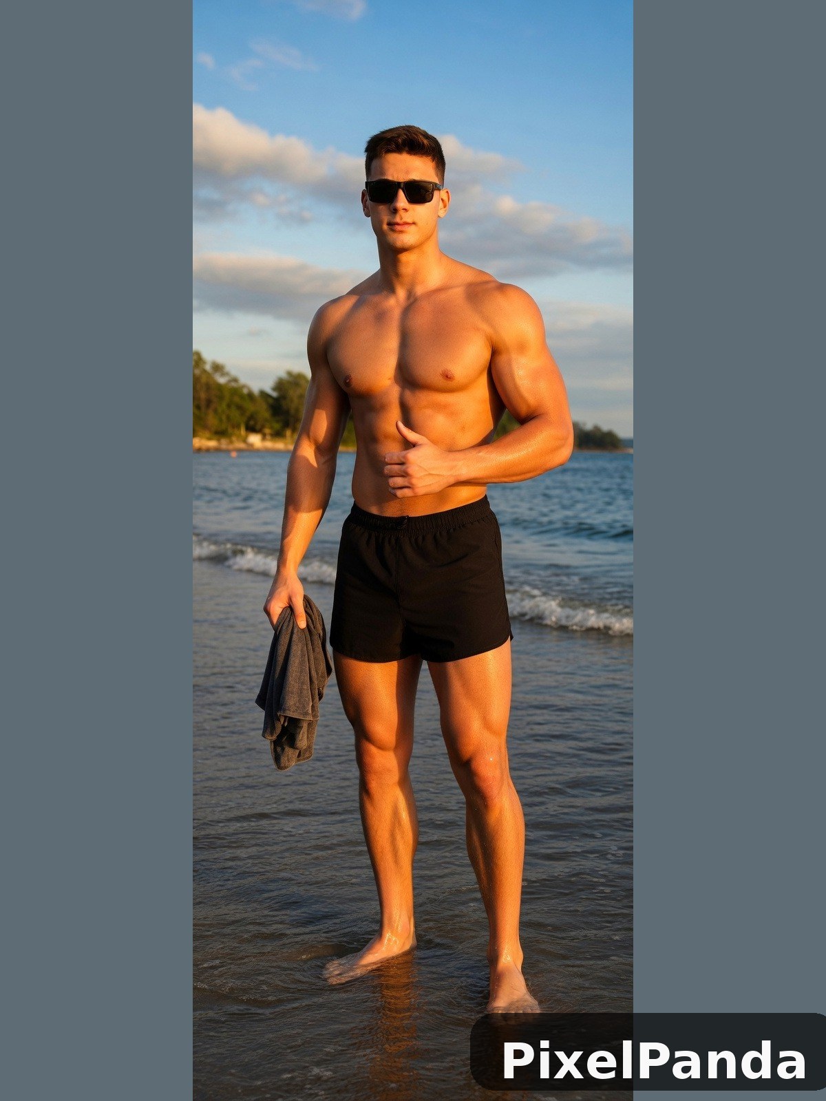 Beach Confidence — Made with PixelPanda