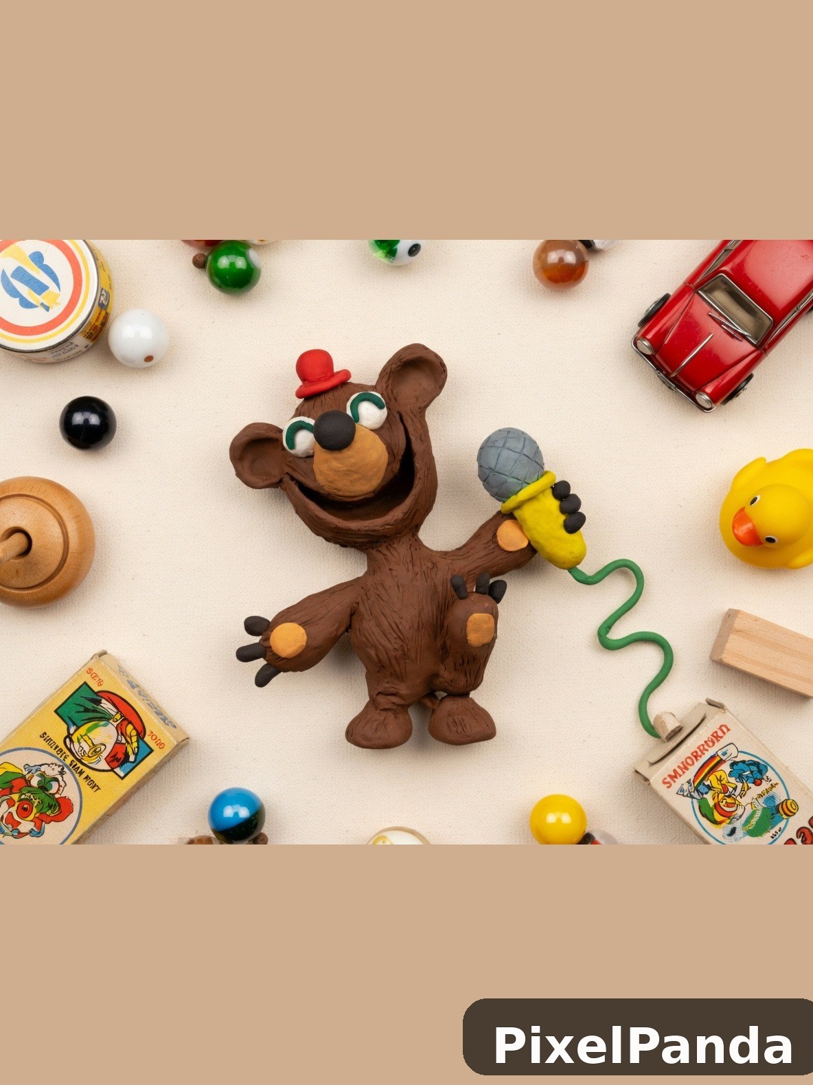 Flat Lay Nostalgia — Made with PixelPanda