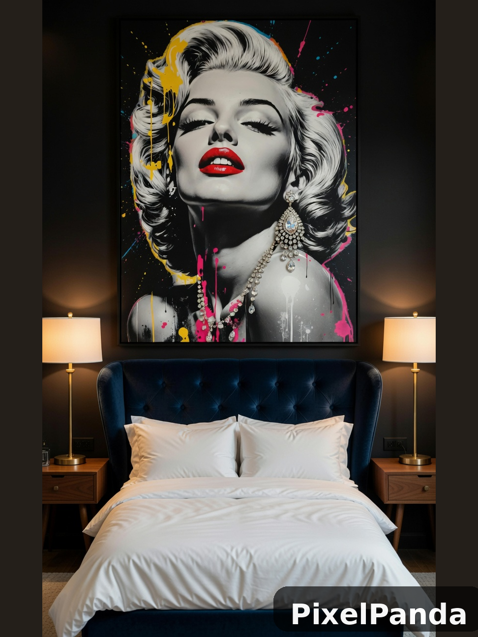 Bedroom Accent Wall — Made with PixelPanda