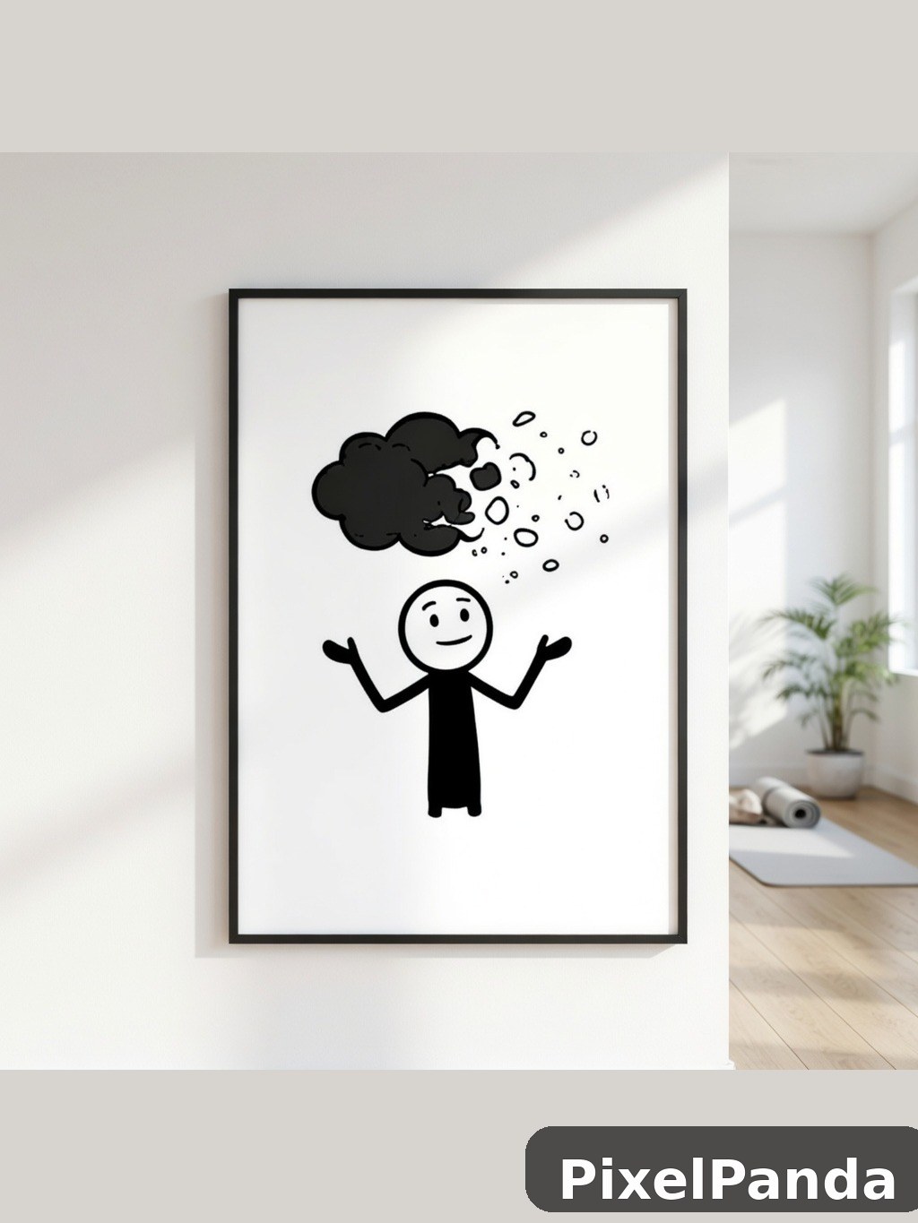 Meditation Poster — Made with PixelPanda
