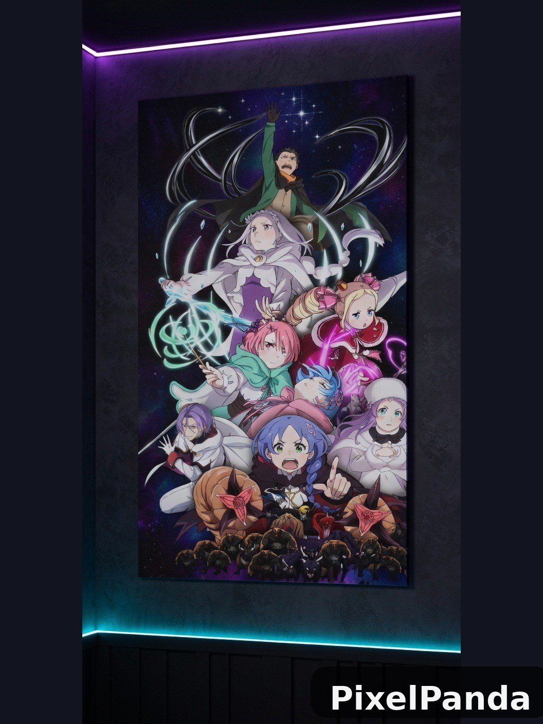 Midnight Magic Poster — Made with PixelPanda