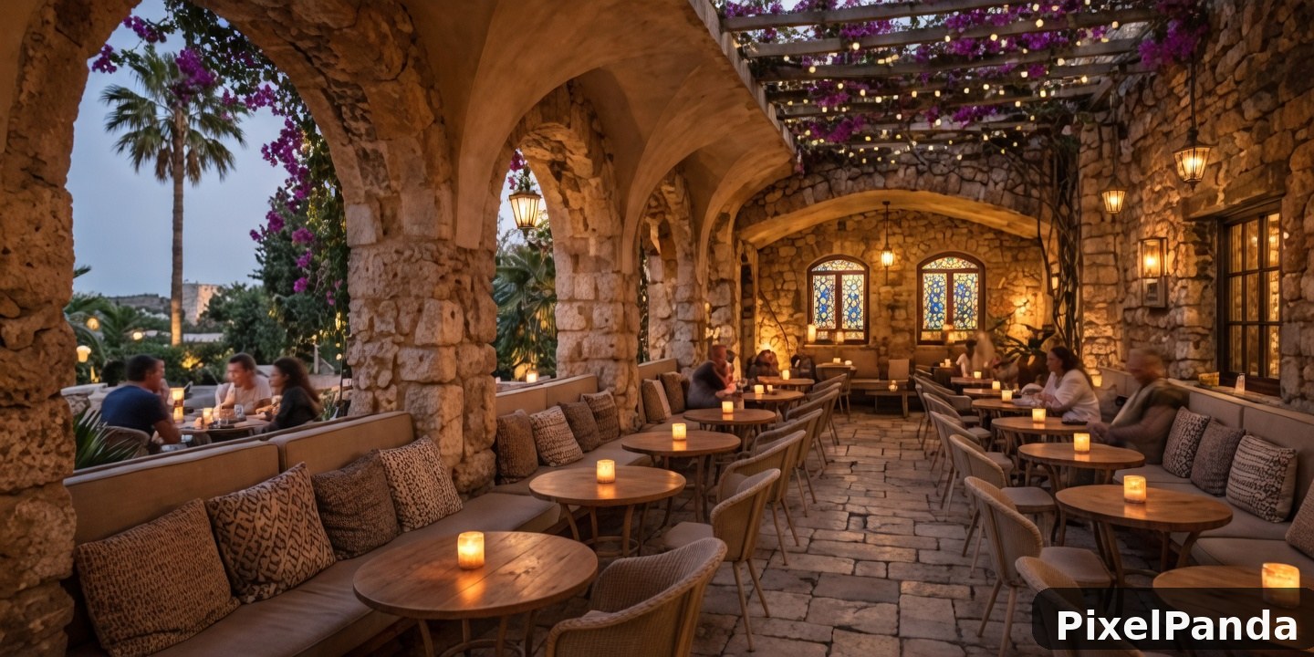 Terrace Sunset Lounge — Made with PixelPanda