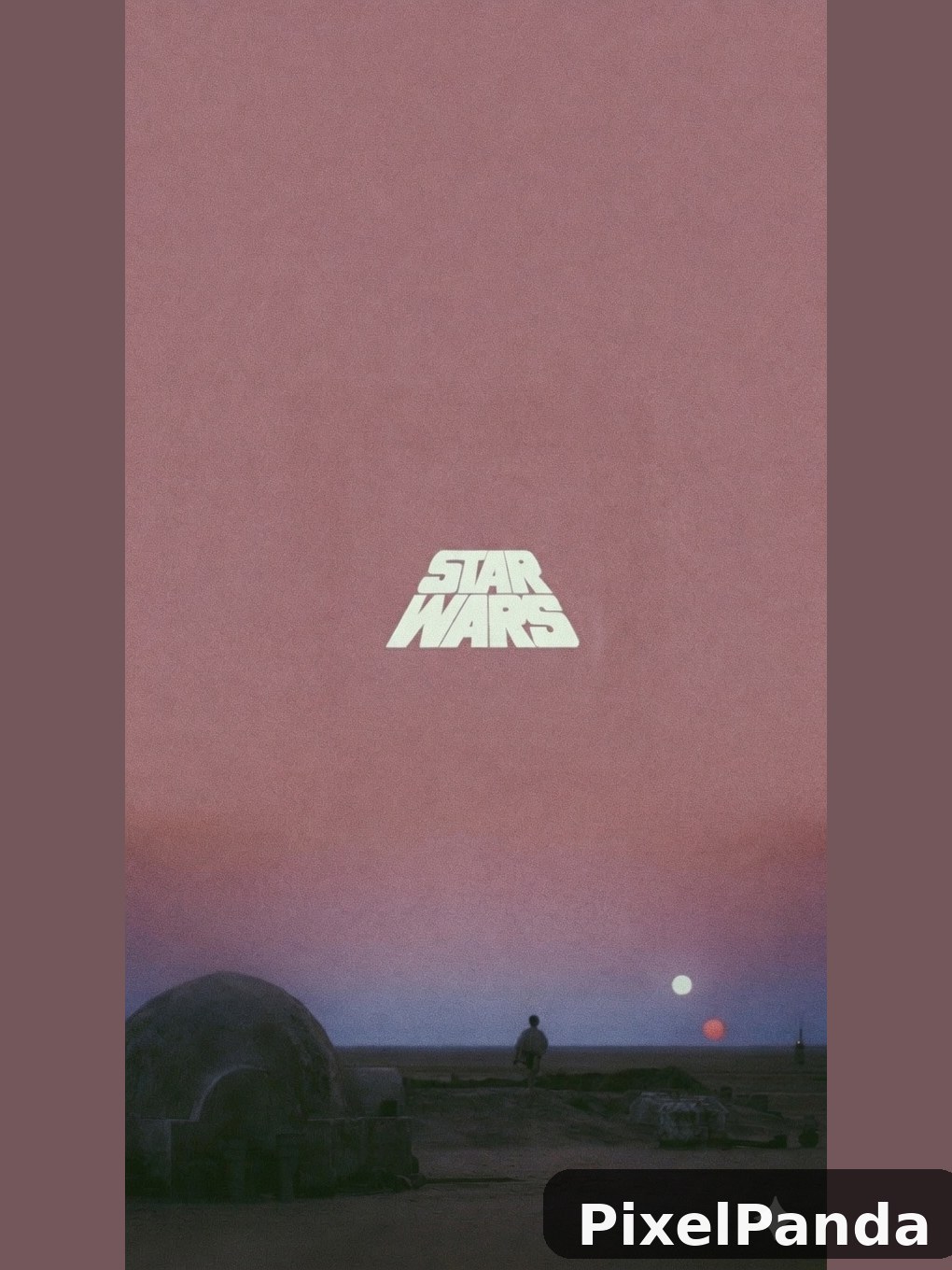 Desert Sunset Hero — Made with PixelPanda