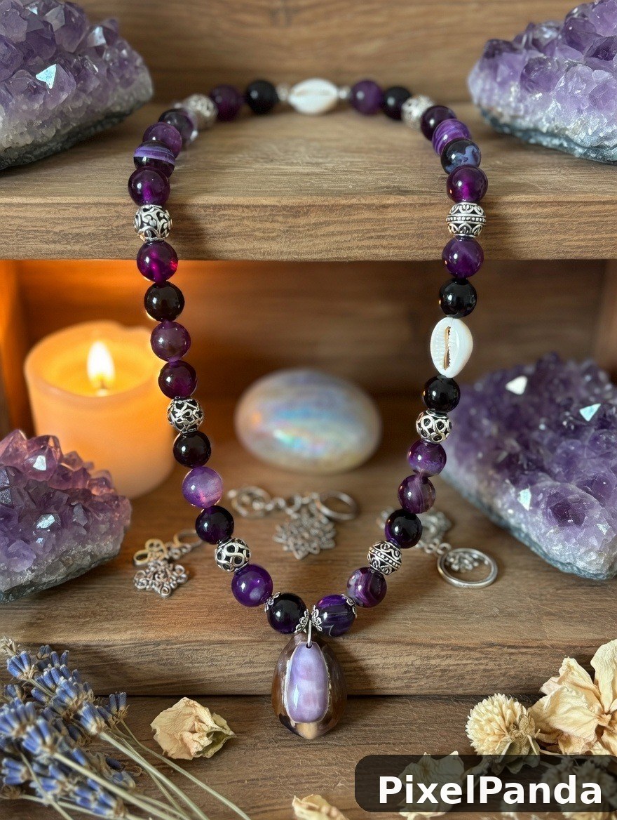 Crystal Altar Display — Made with PixelPanda