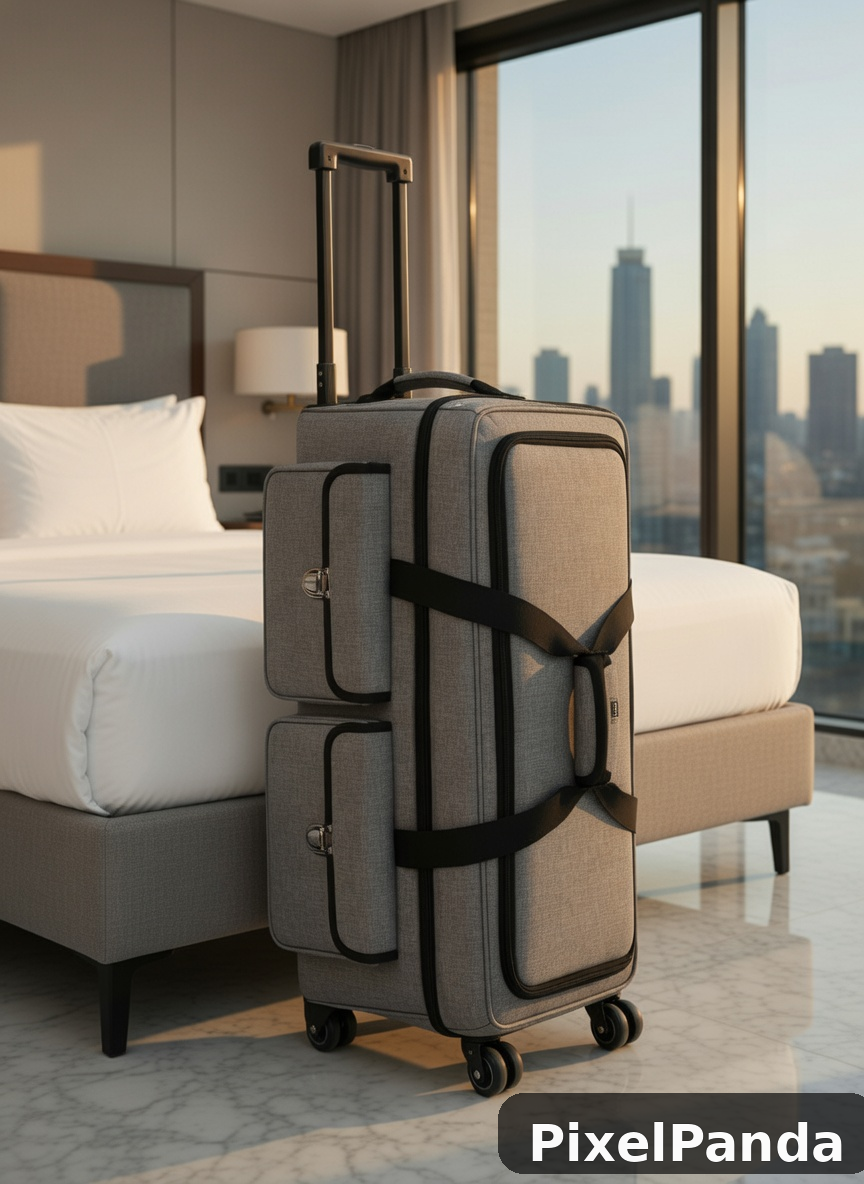 Hotel Room Arrival — Made with PixelPanda