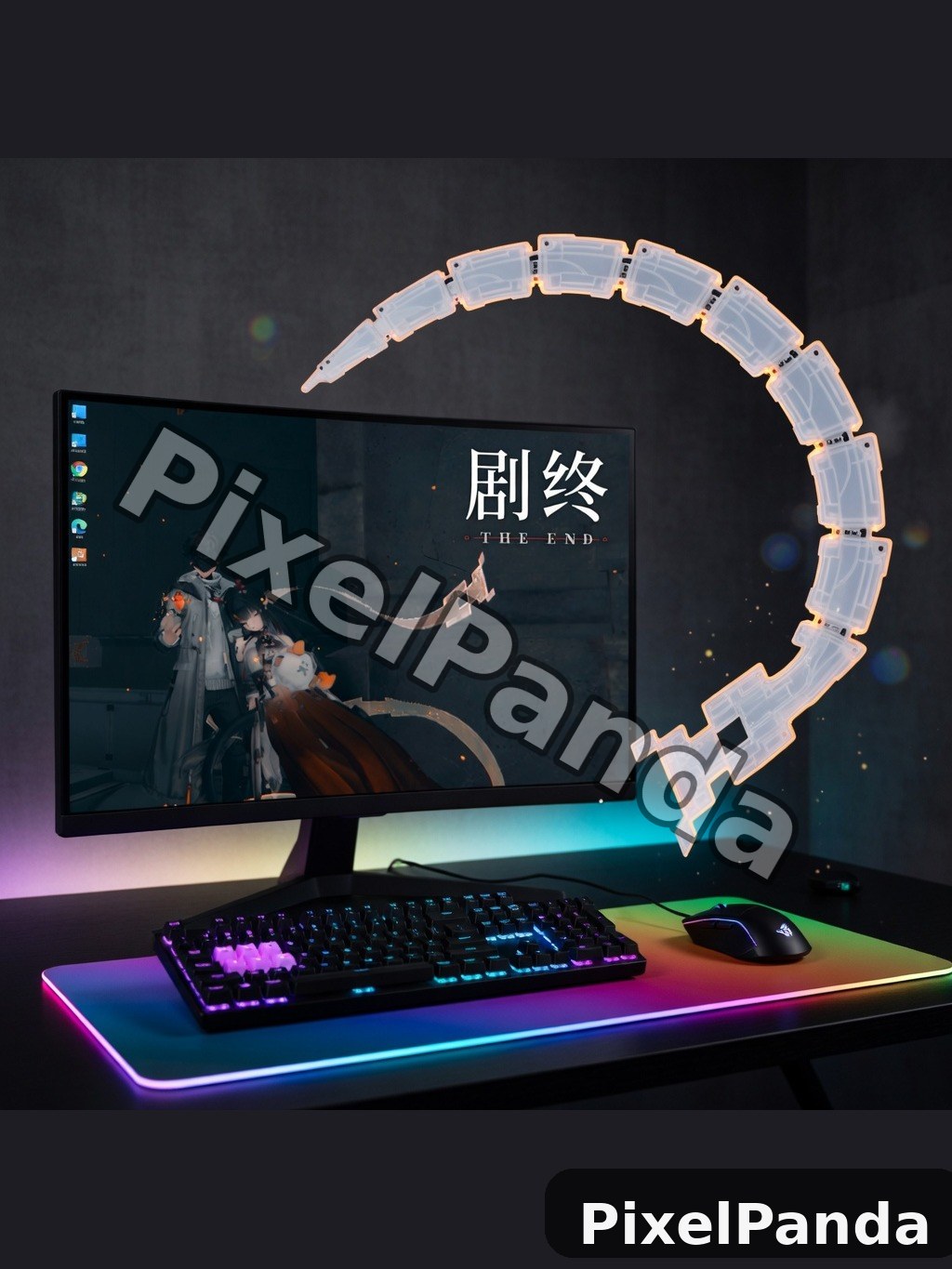 Gaming Setup Hero — Made with PixelPanda