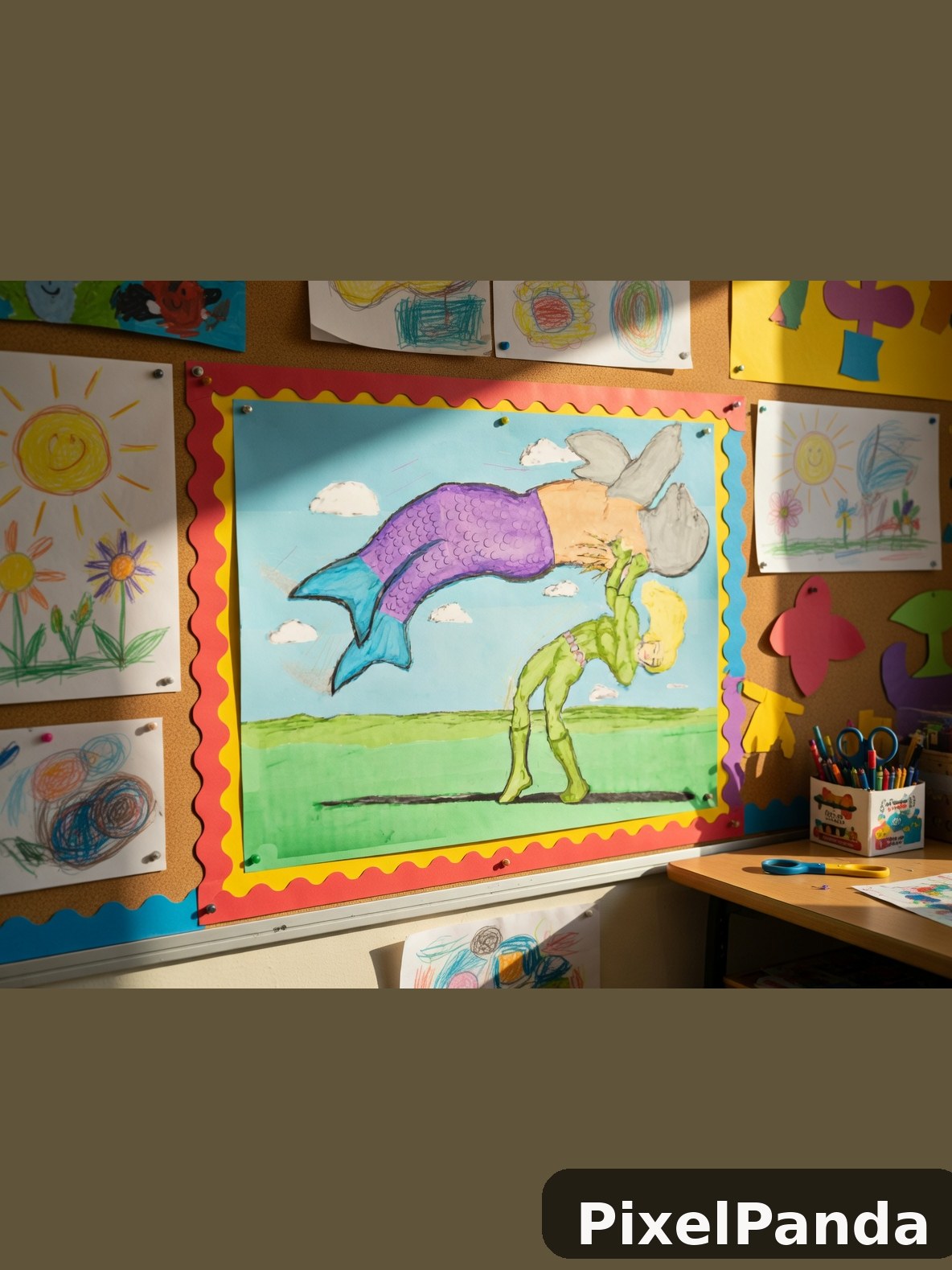 Classroom Display — Made with PixelPanda