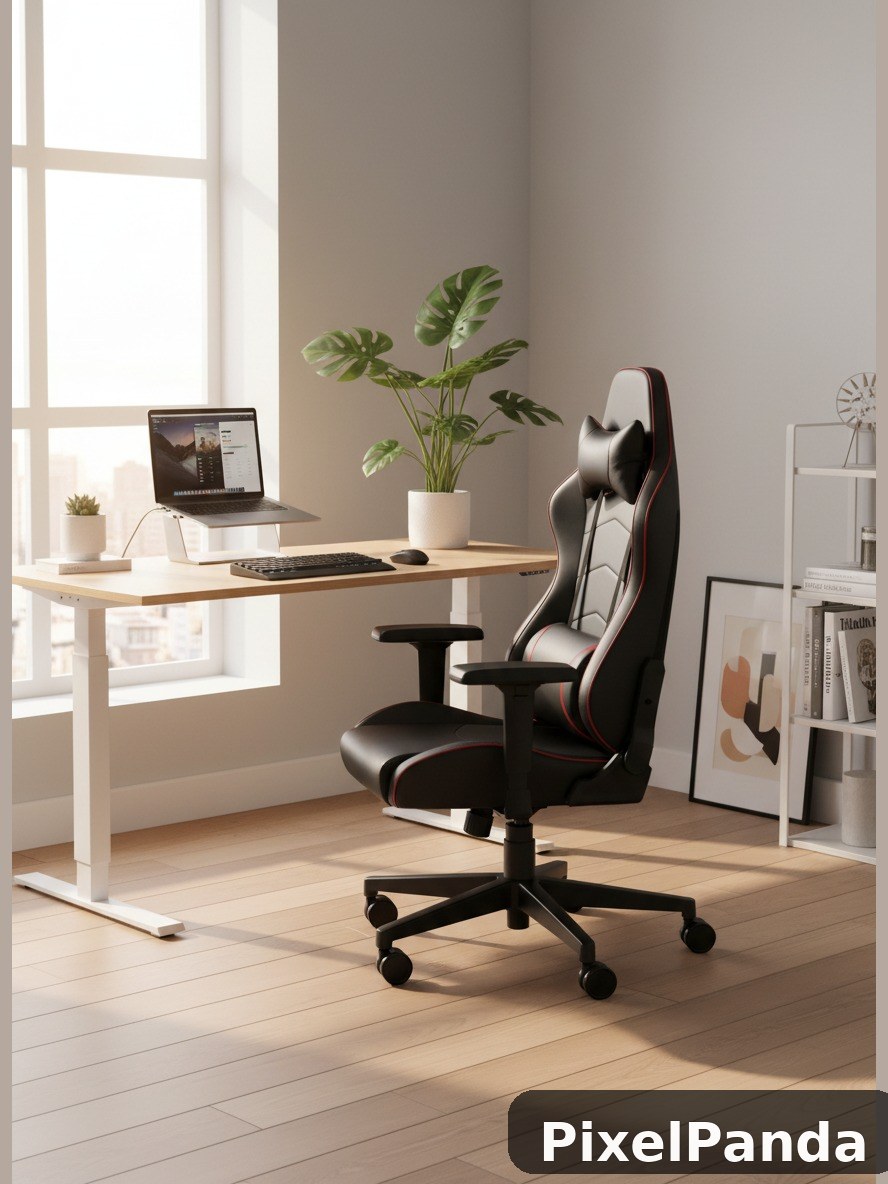 Minimalist Office Space — Made with PixelPanda