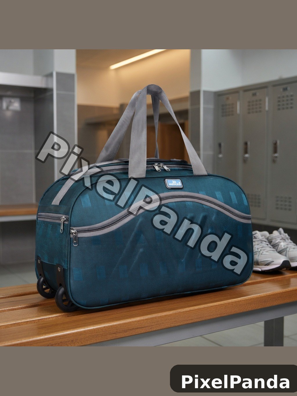 Gym Locker Room — Made with PixelPanda