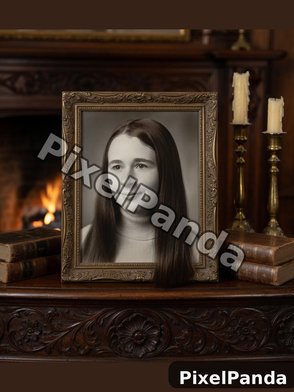 Antique Mantelpiece — Made with PixelPanda