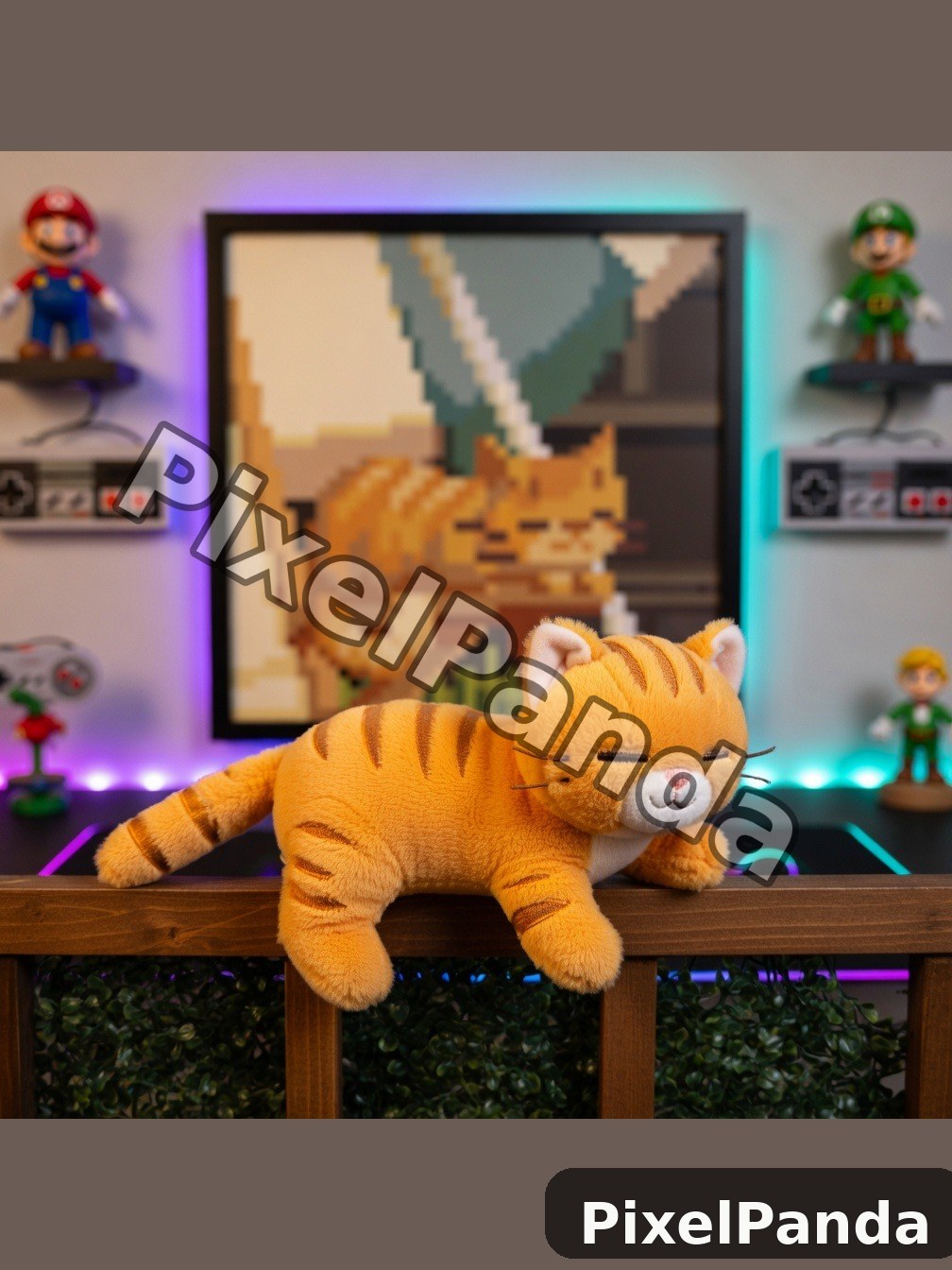 Gaming Room Wall — Made with PixelPanda