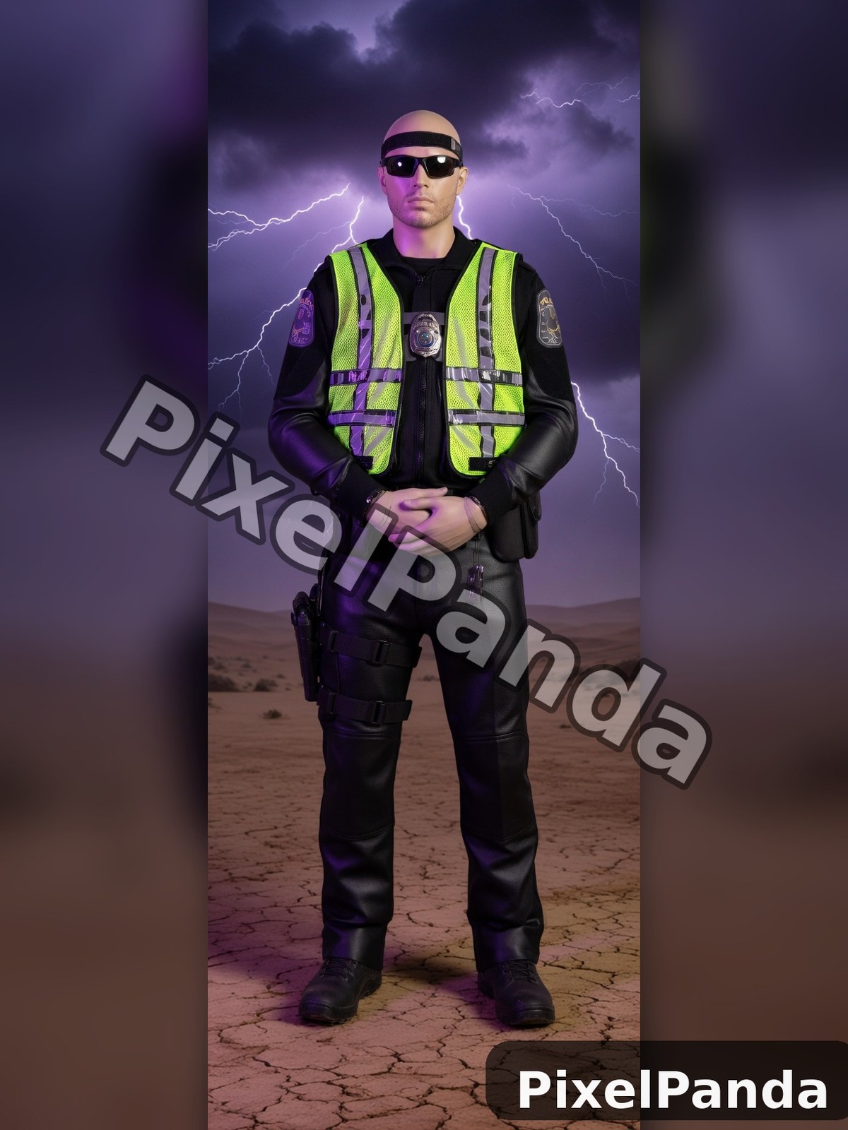 Night Patrol Stand — Made with PixelPanda