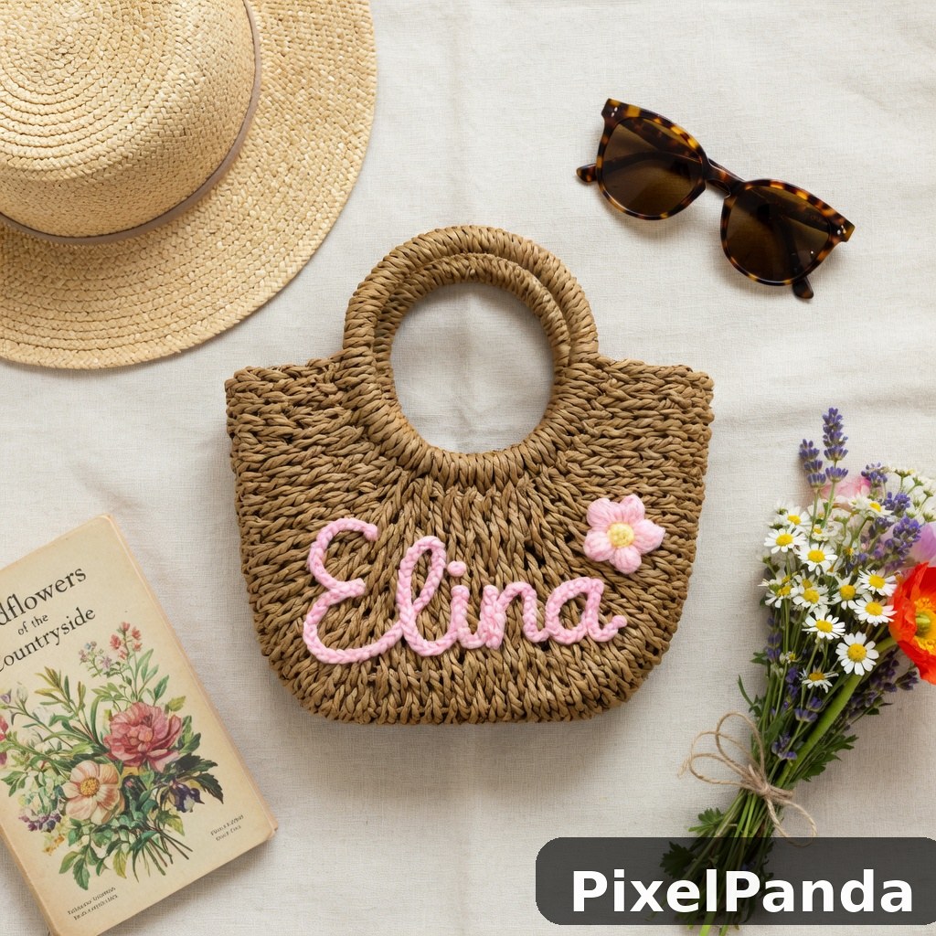 Summer Flat Lay — Made with PixelPanda
