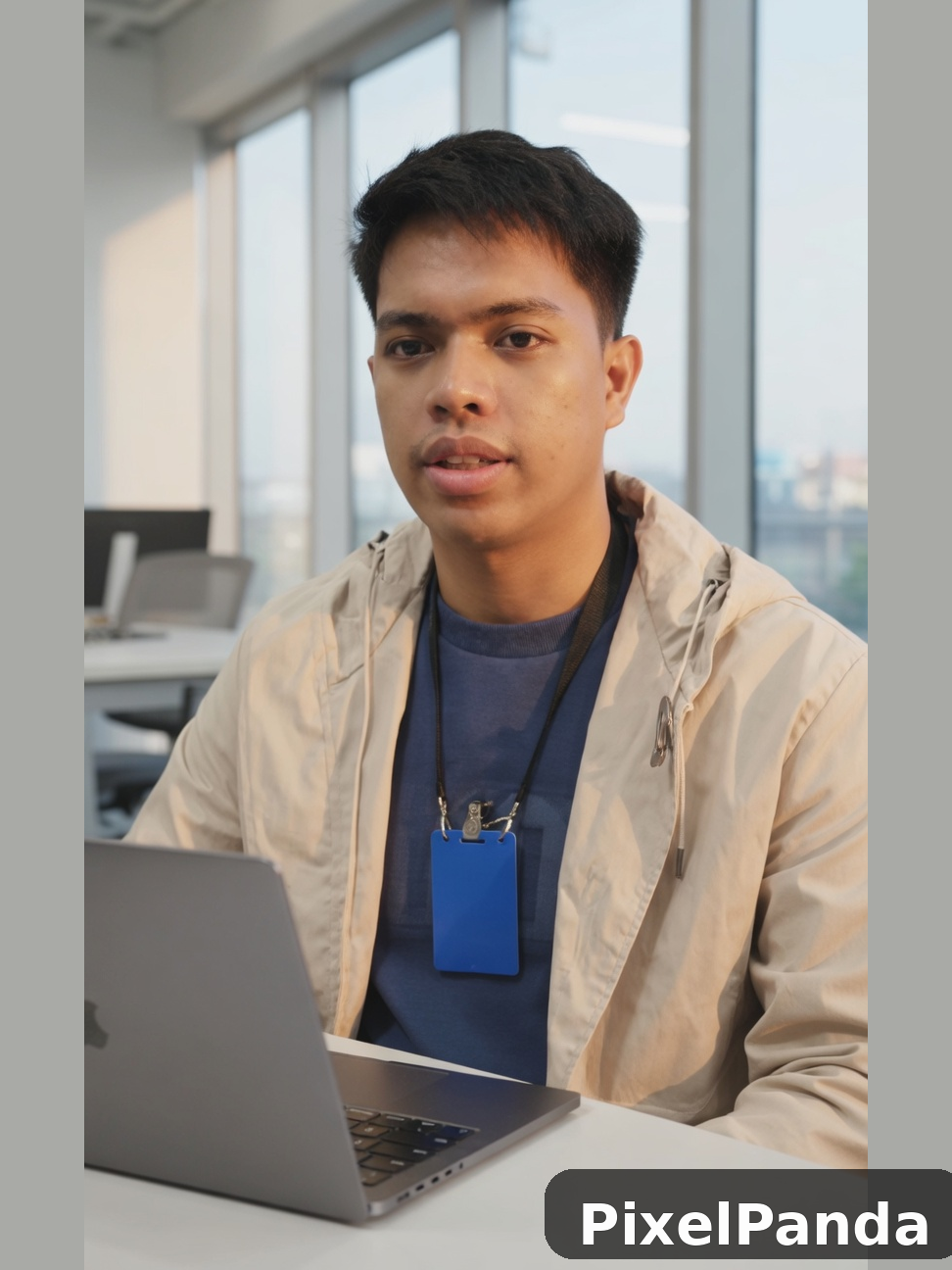 Casual Workspace — Made with PixelPanda