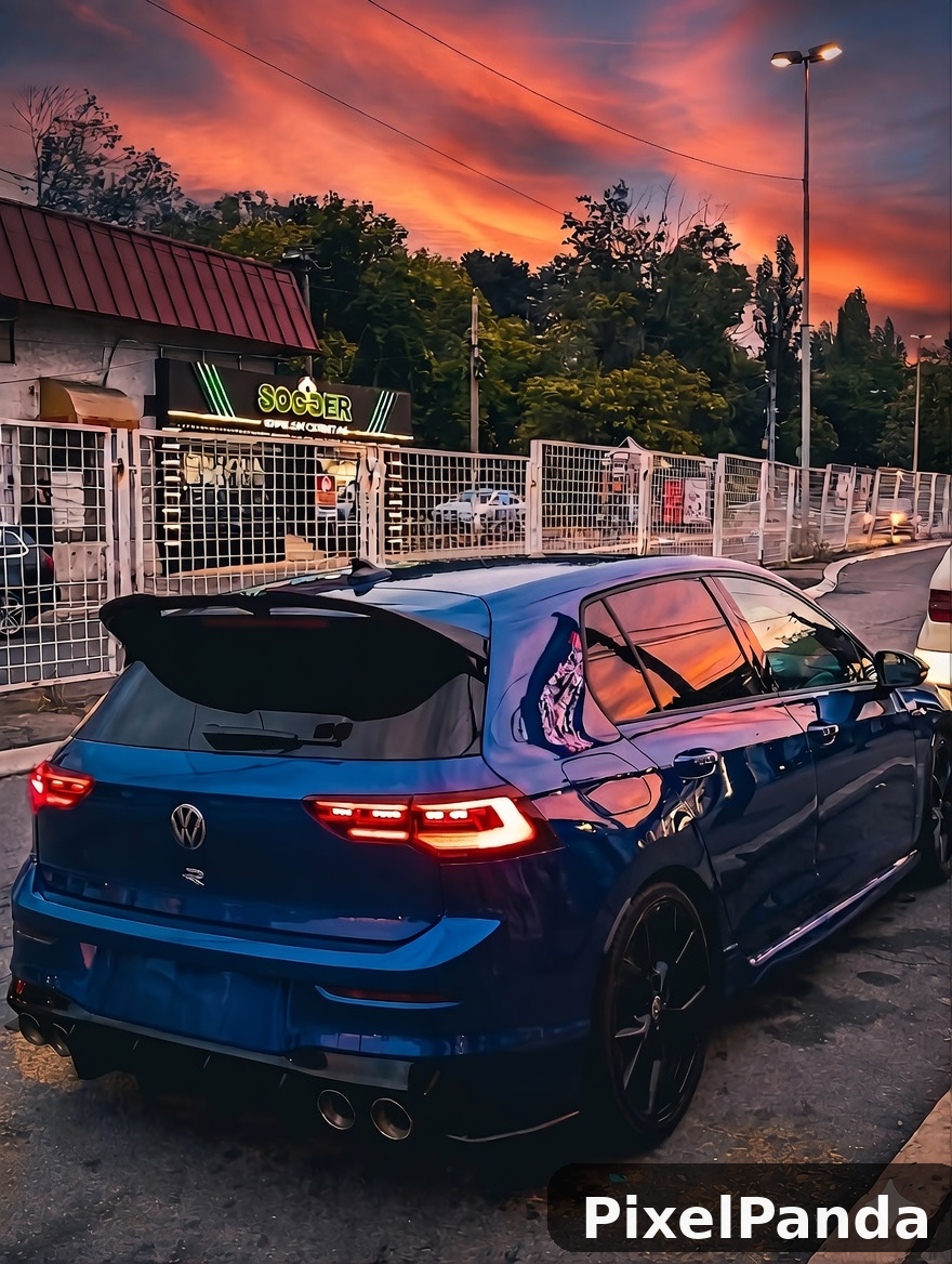 Golden Hour Hero — Made with PixelPanda