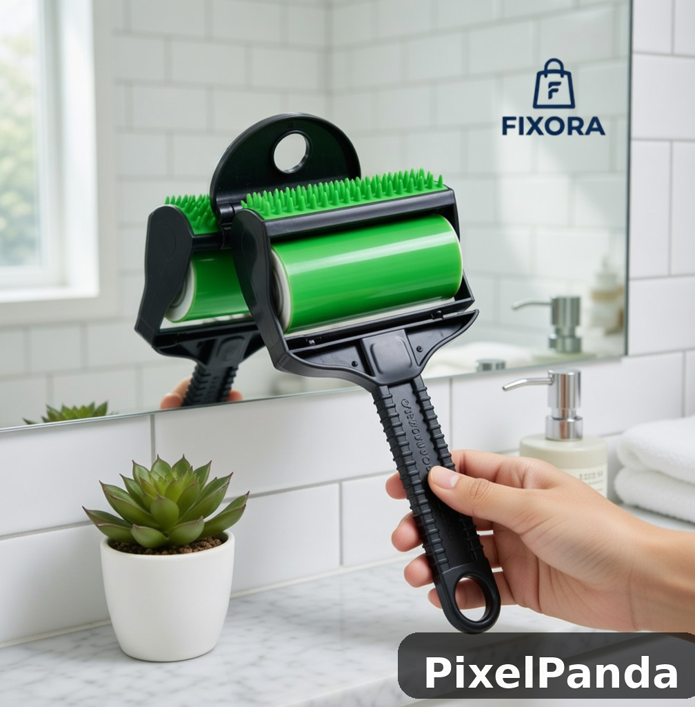 Bathroom Counter Display — Made with PixelPanda
