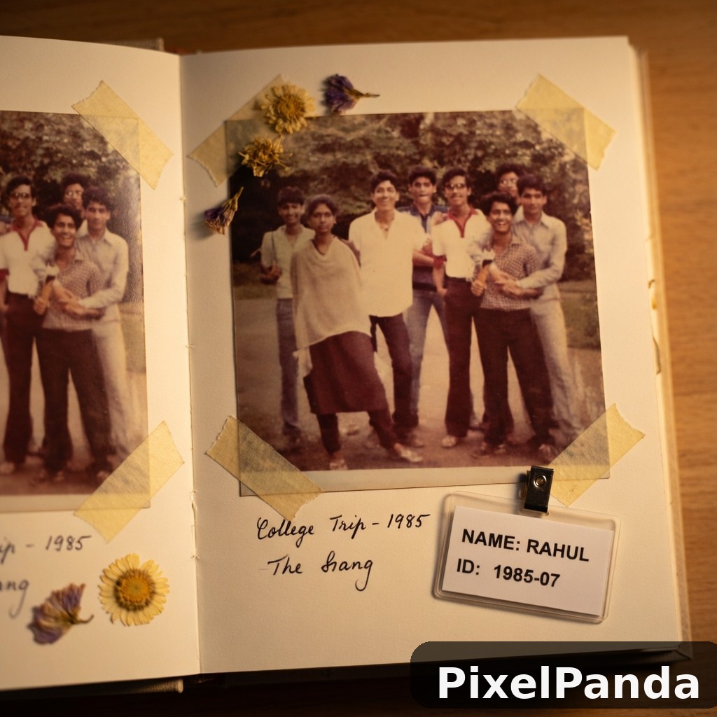 Scrapbook Layout — Made with PixelPanda