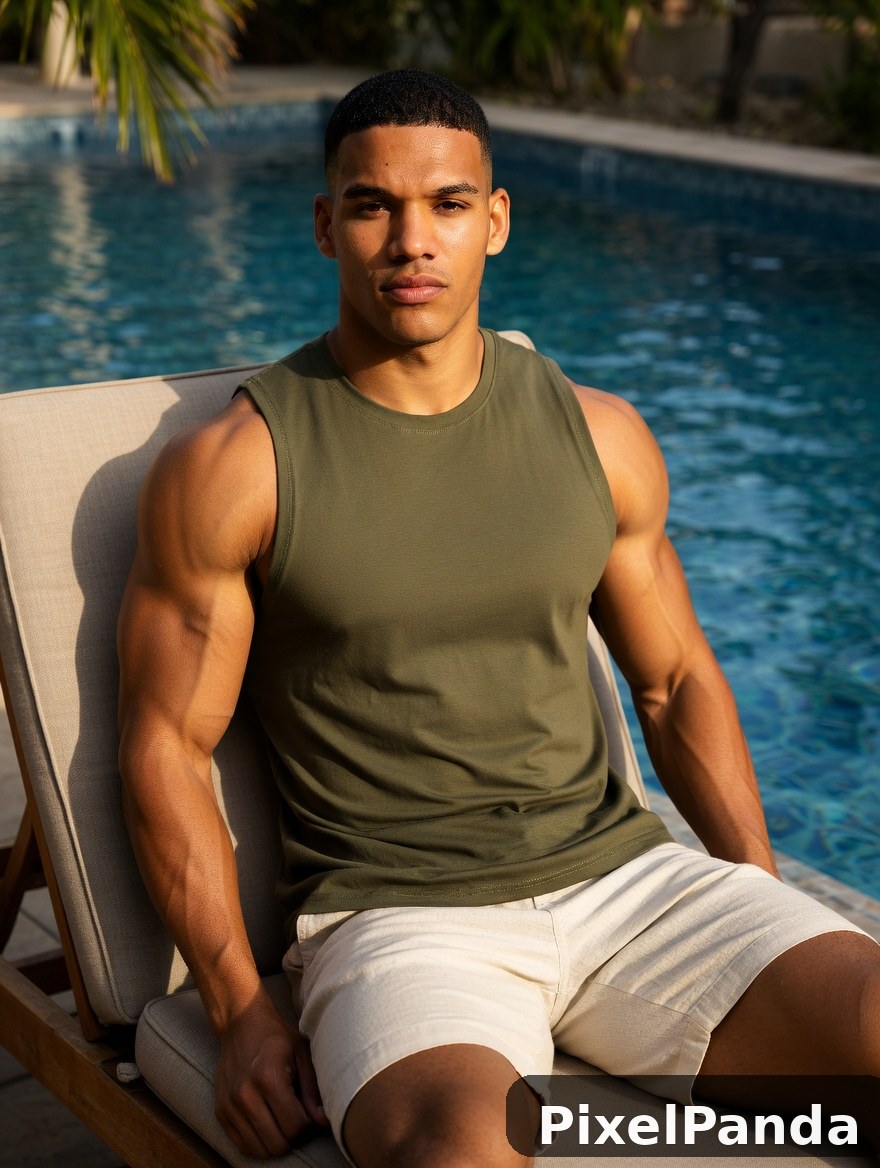 Poolside Casual — Made with PixelPanda