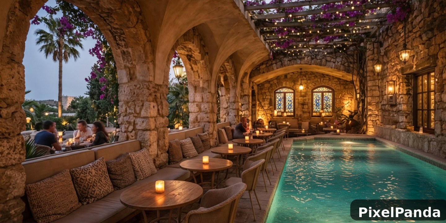 Pool House Retreat — Made with PixelPanda