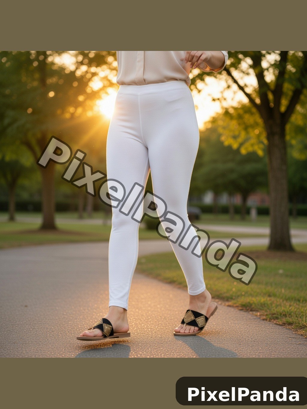 Golden Hour Walk — Made with PixelPanda
