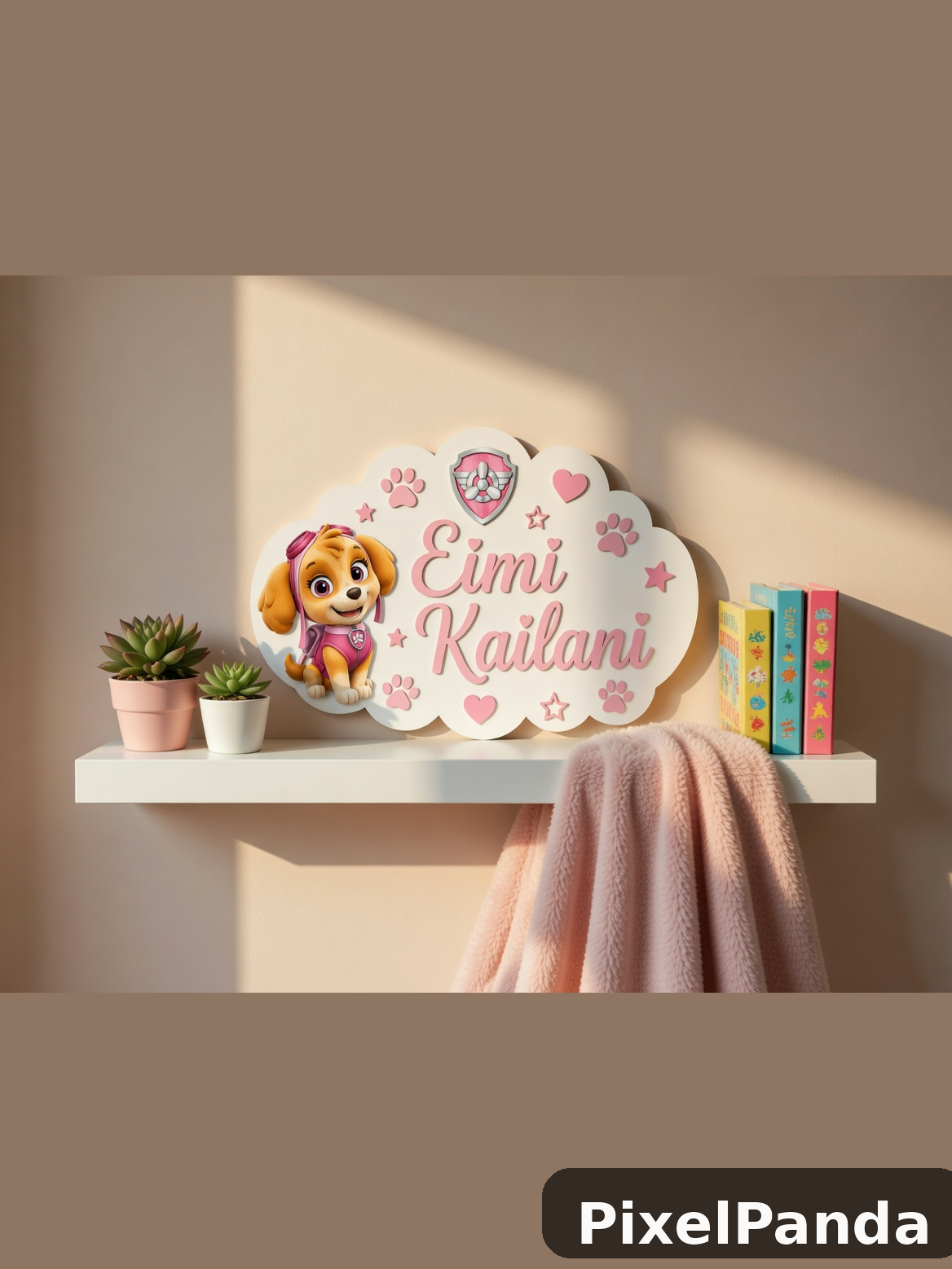 Styled Shelf Vignette — Made with PixelPanda